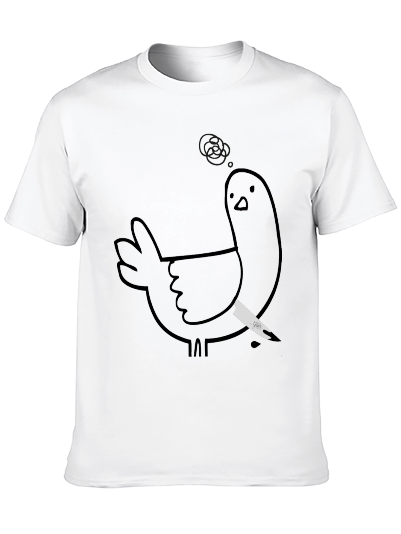 Murderous Chicken Graphic Tee - Black