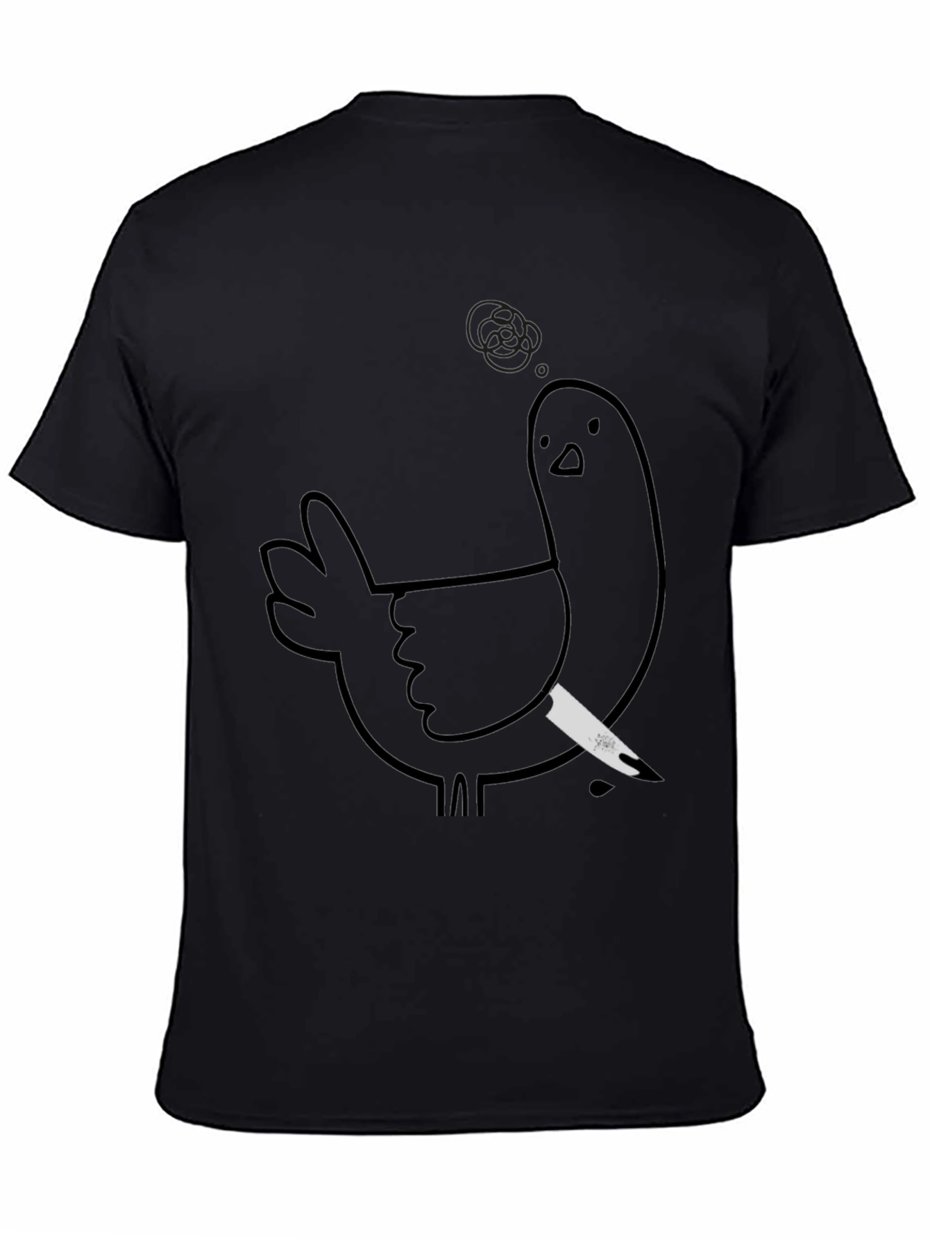 Murderous Chicken Graphic Tee - Black