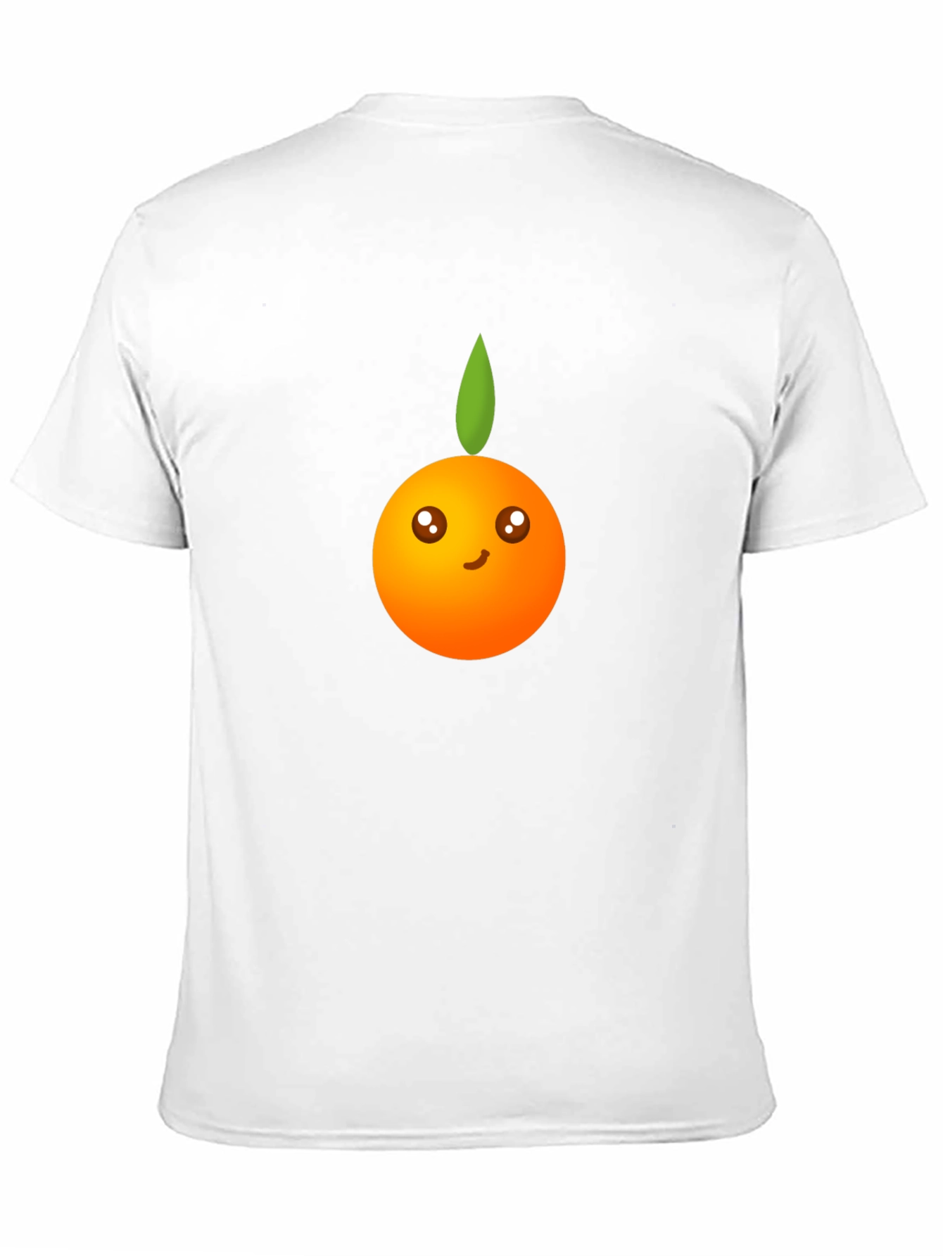 Cute Orange Graphic Tee - Black Unisex Shirt