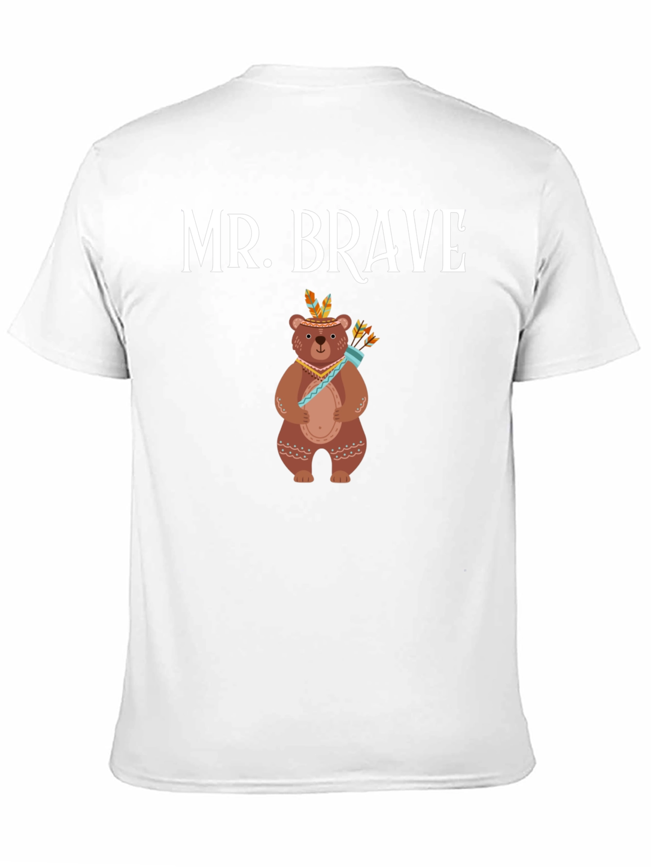 Mr. Brave Bear T-Shirt - Black