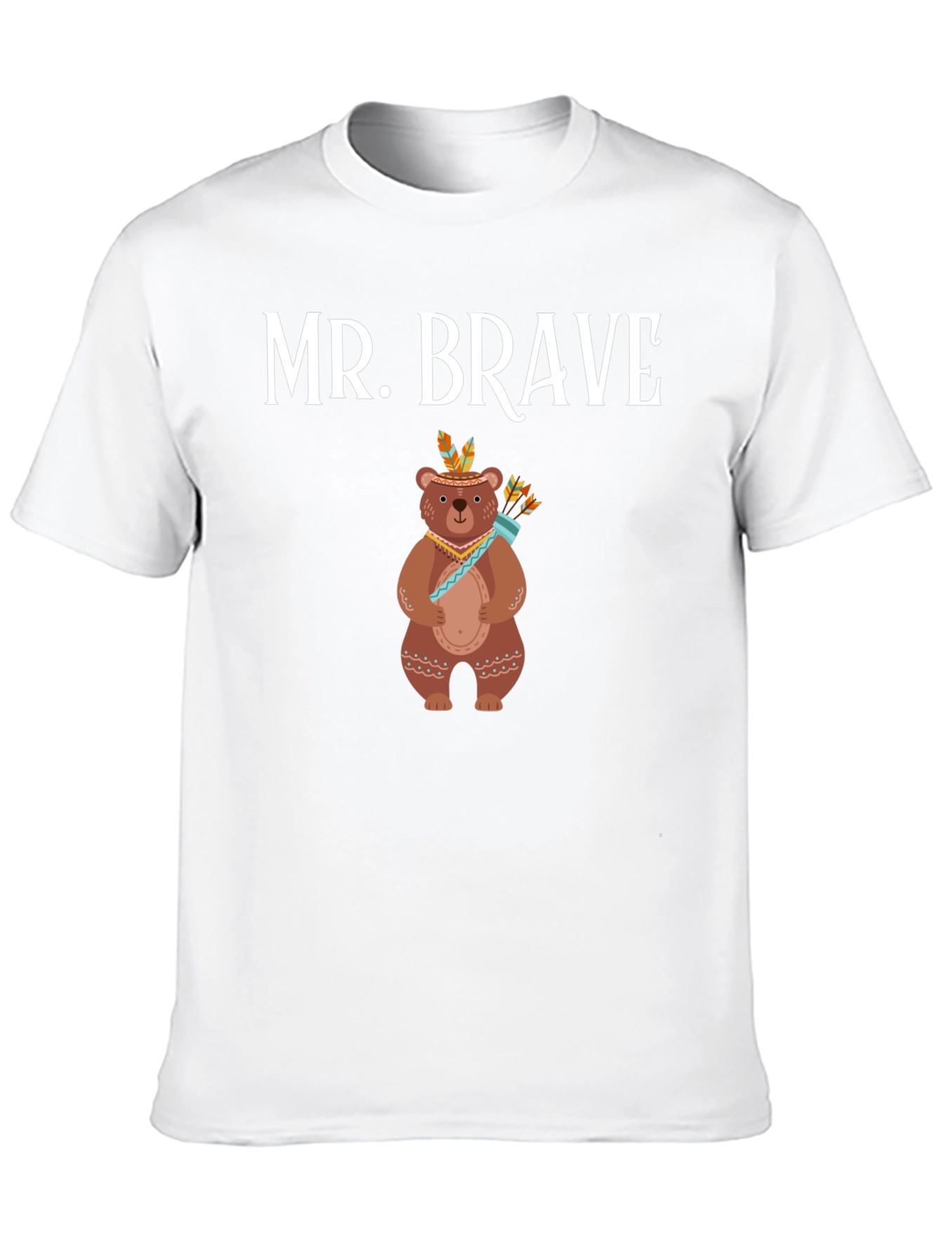 Mr. Brave Bear T-Shirt - Black