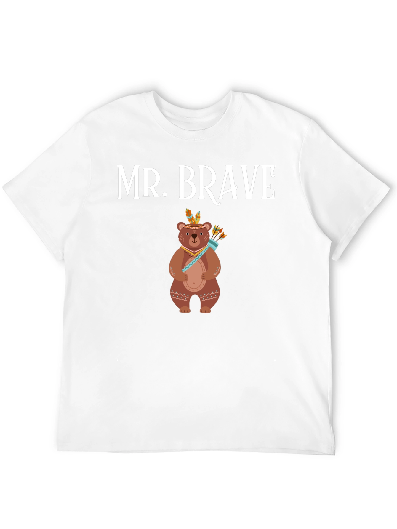 Mr. Brave Bear T-Shirt - Black