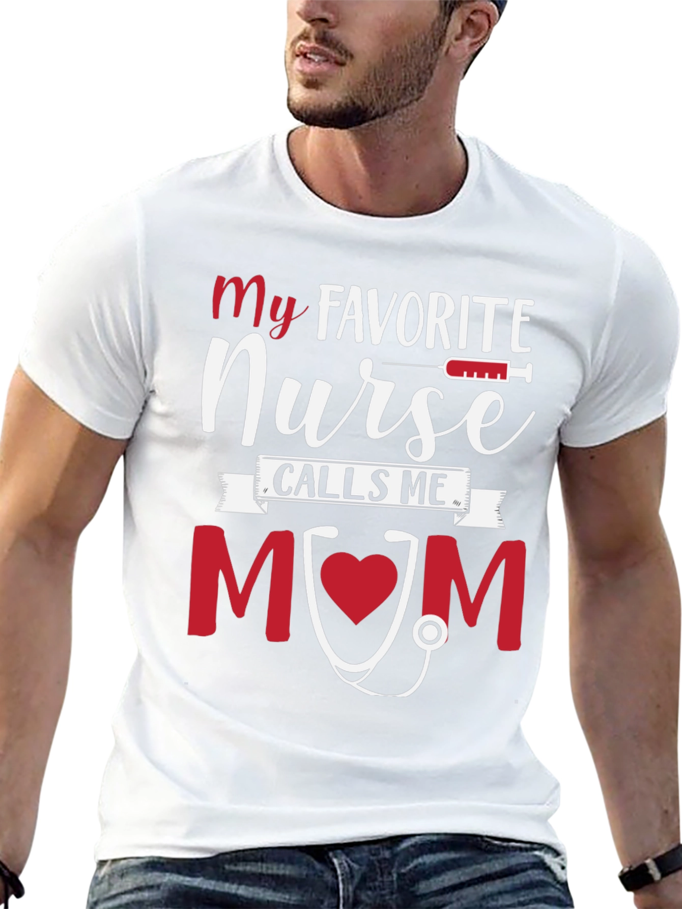 My Favorite Nurse Calls Me MOM Tee