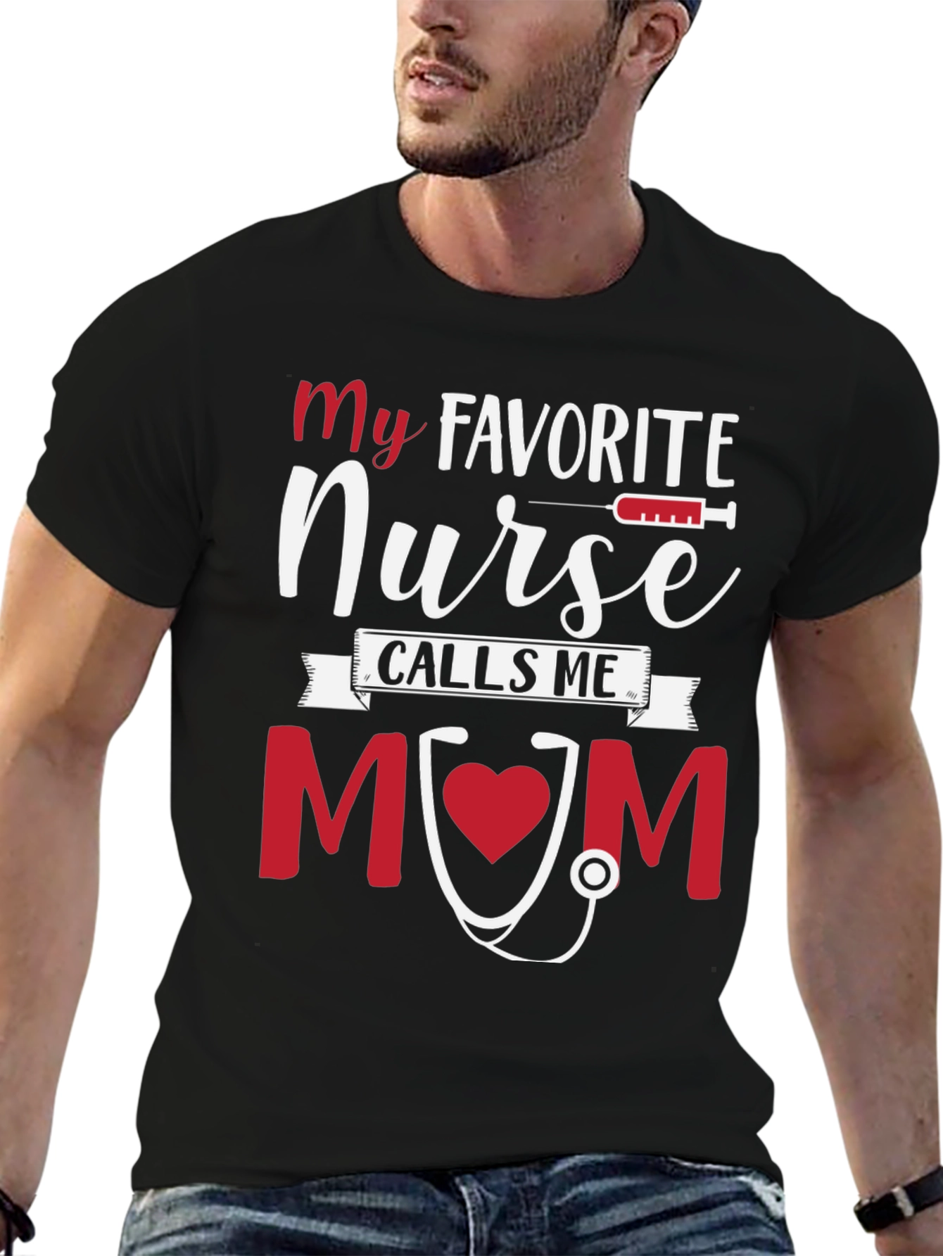 My Favorite Nurse Calls Me MOM Tee