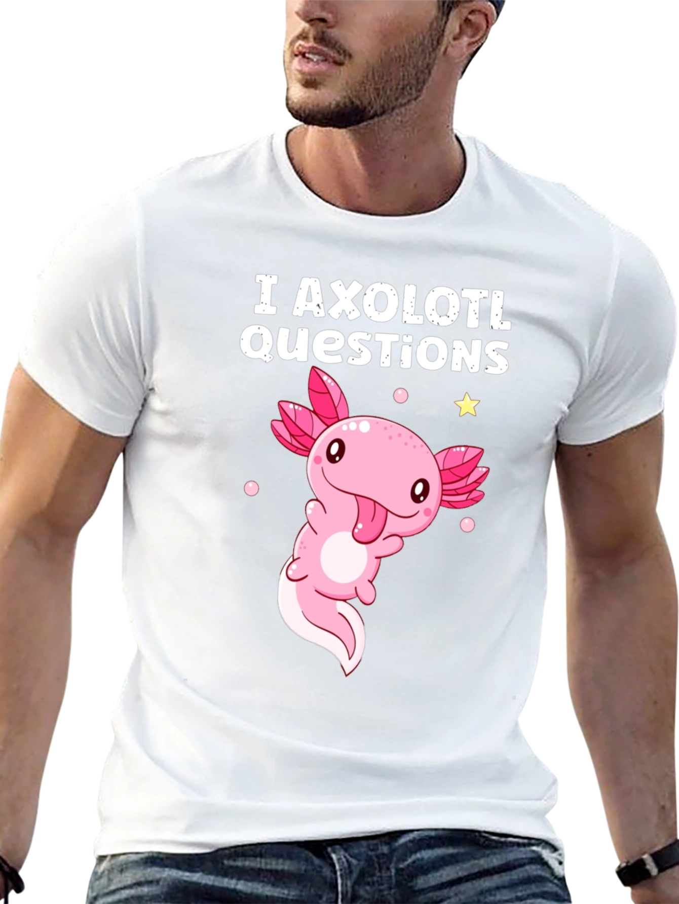 I Axolotl Questions Funny T-Shirt
