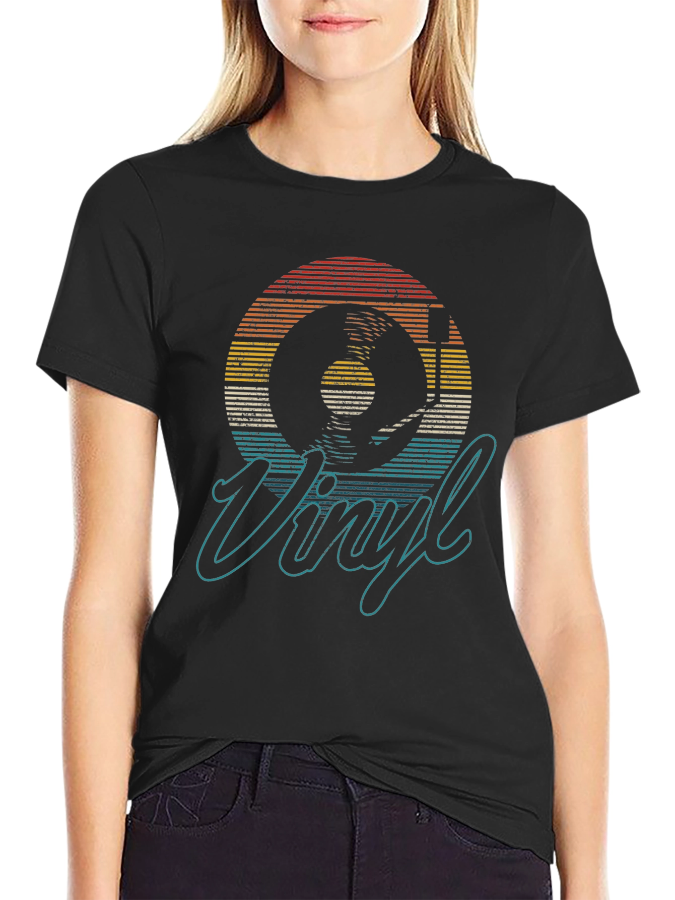Retro Vinyl Record T-Shirt