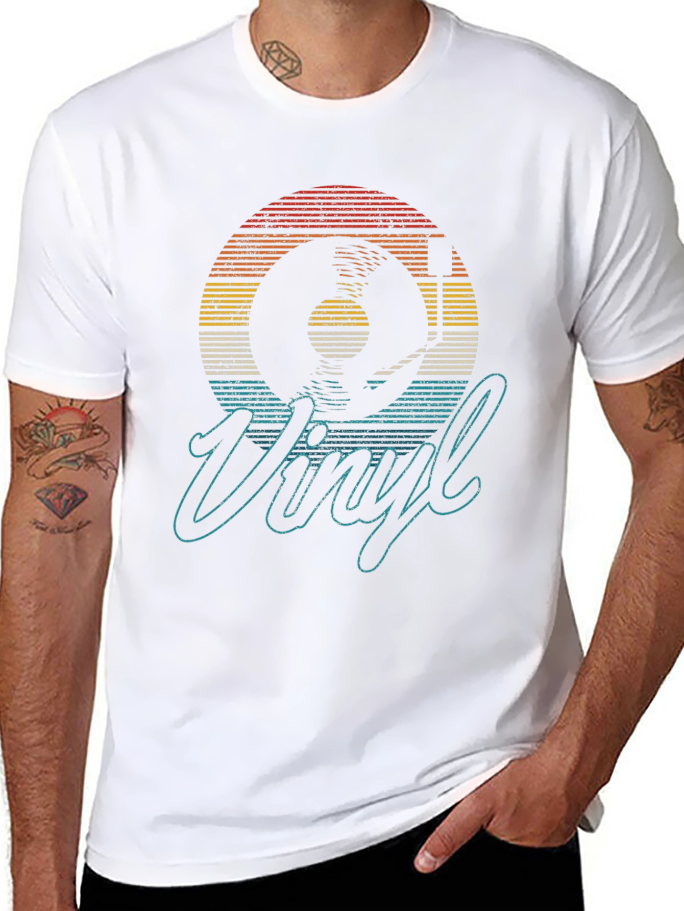 Retro Vinyl Record T-Shirt
