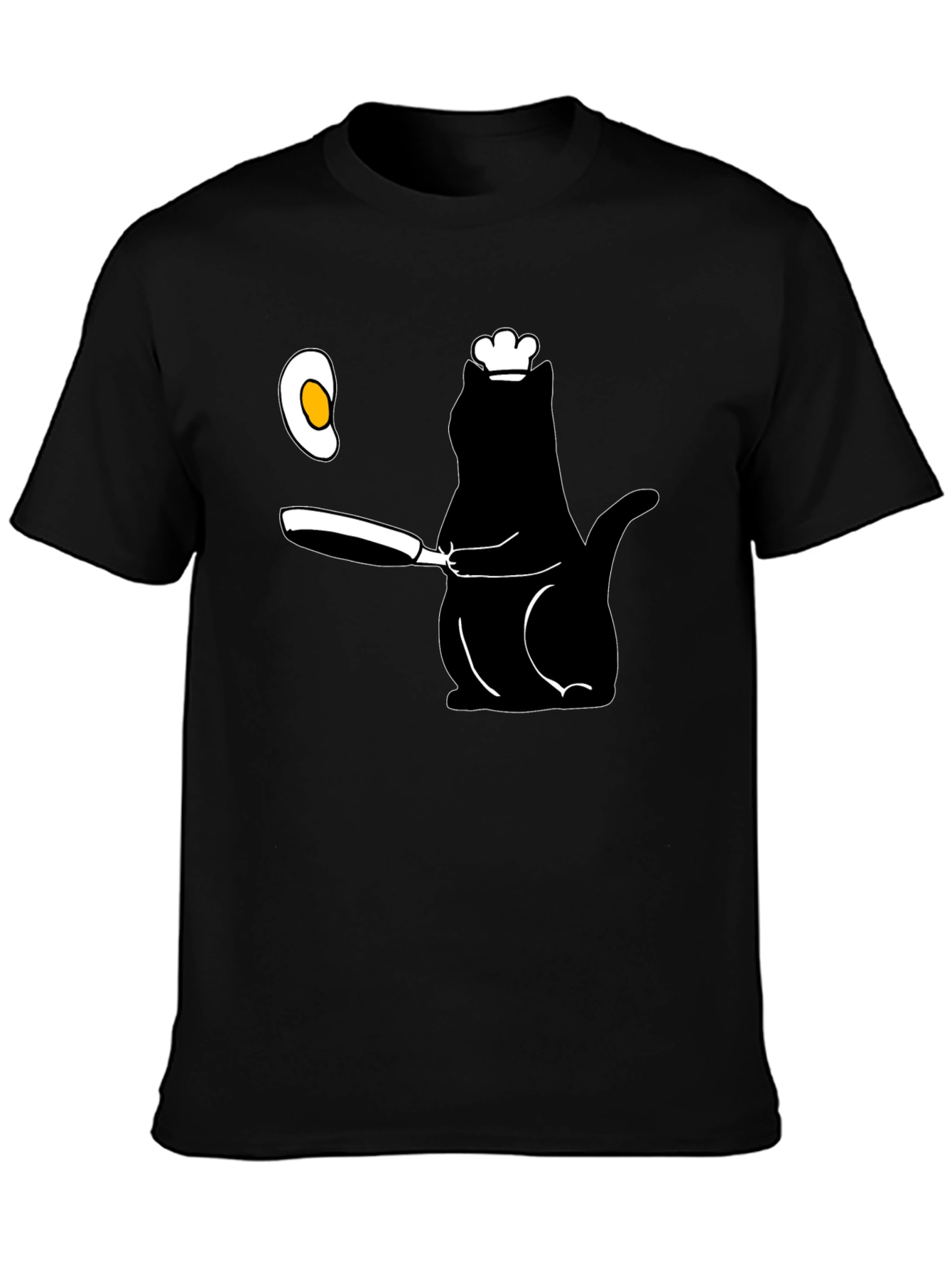 Chef Cat T-Shirt - Cooking Cat Design