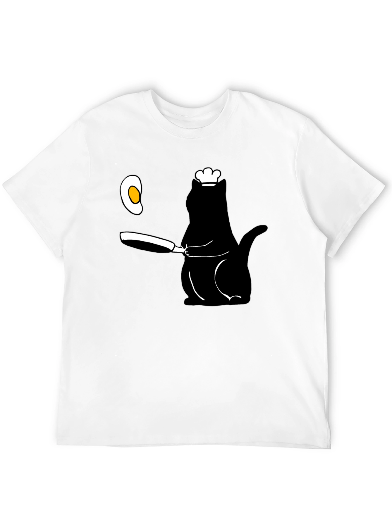 Chef Cat T-Shirt - Cooking Cat Design