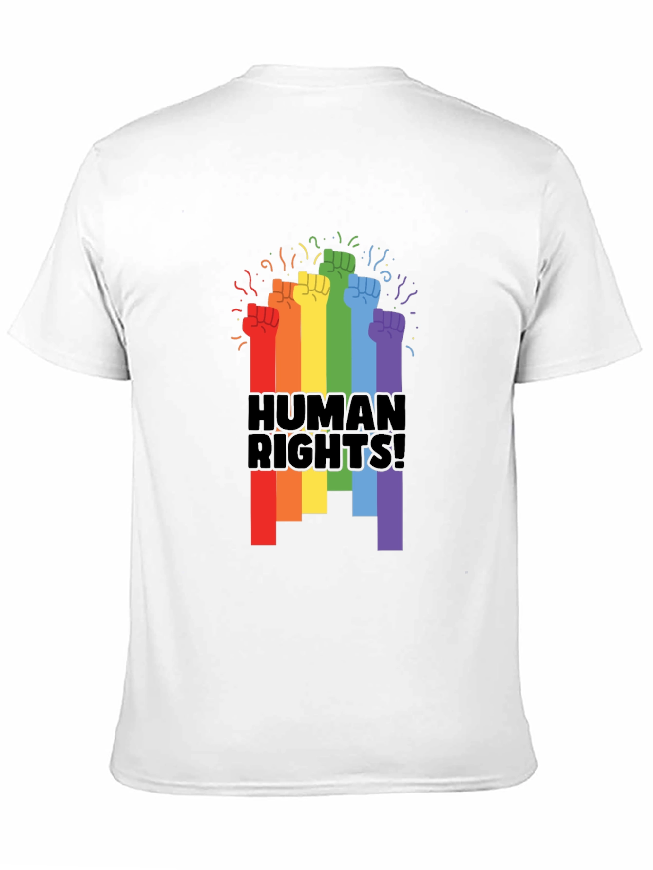 Human Rights Rainbow Fist T-Shirt