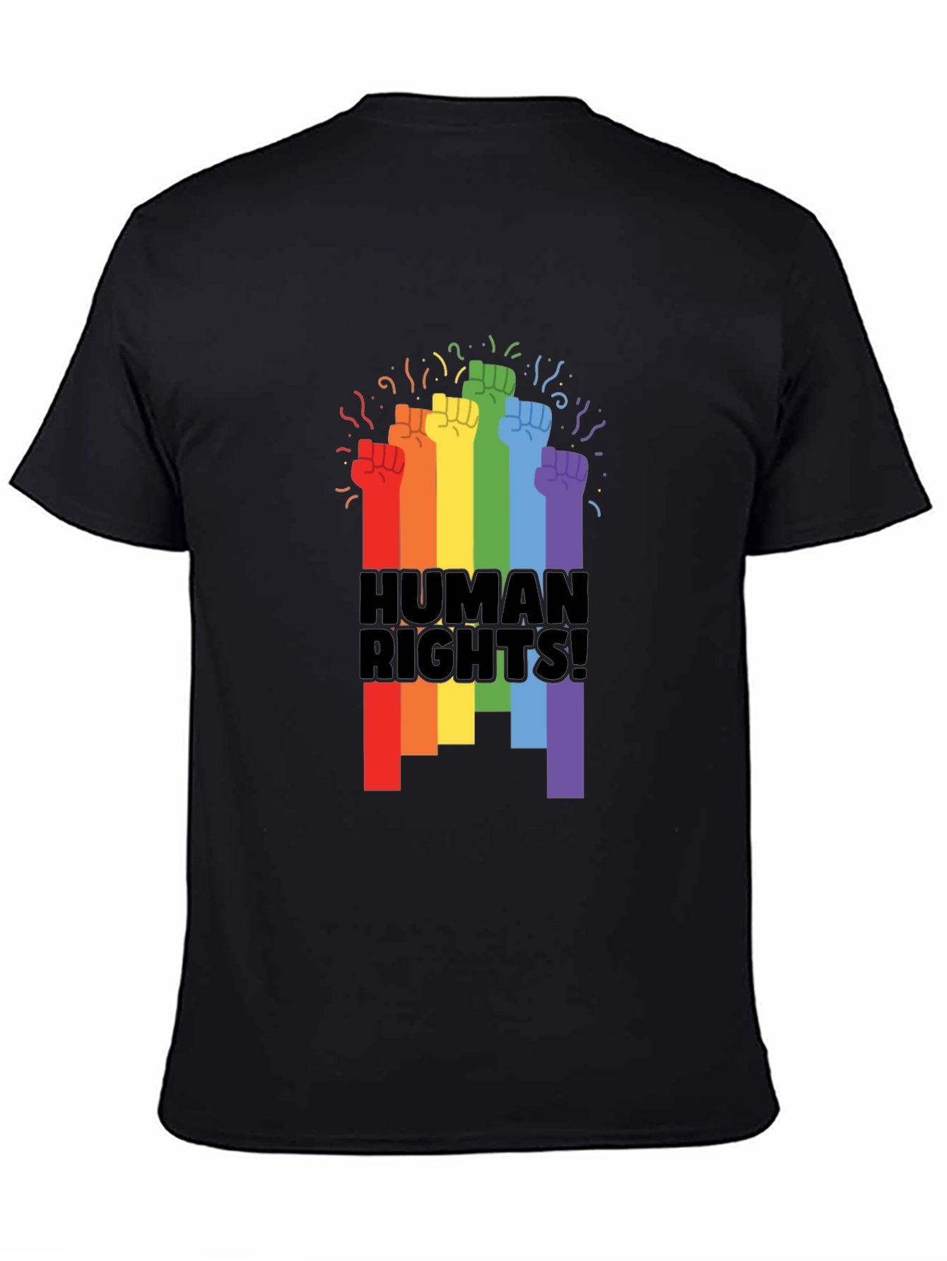 Human Rights Rainbow Fist T-Shirt