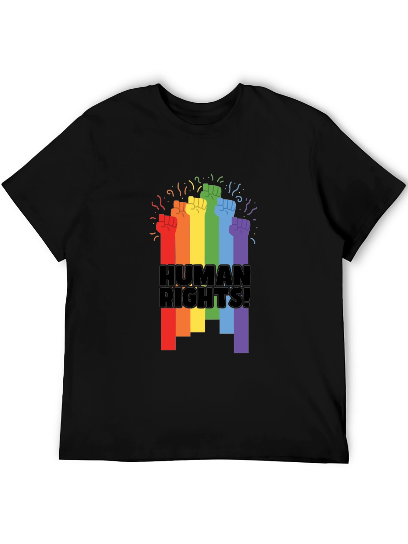Human Rights Rainbow Fist T-Shirt