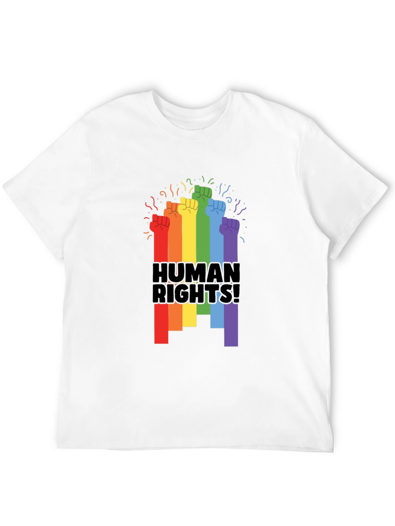 Human Rights Rainbow Fist T-Shirt