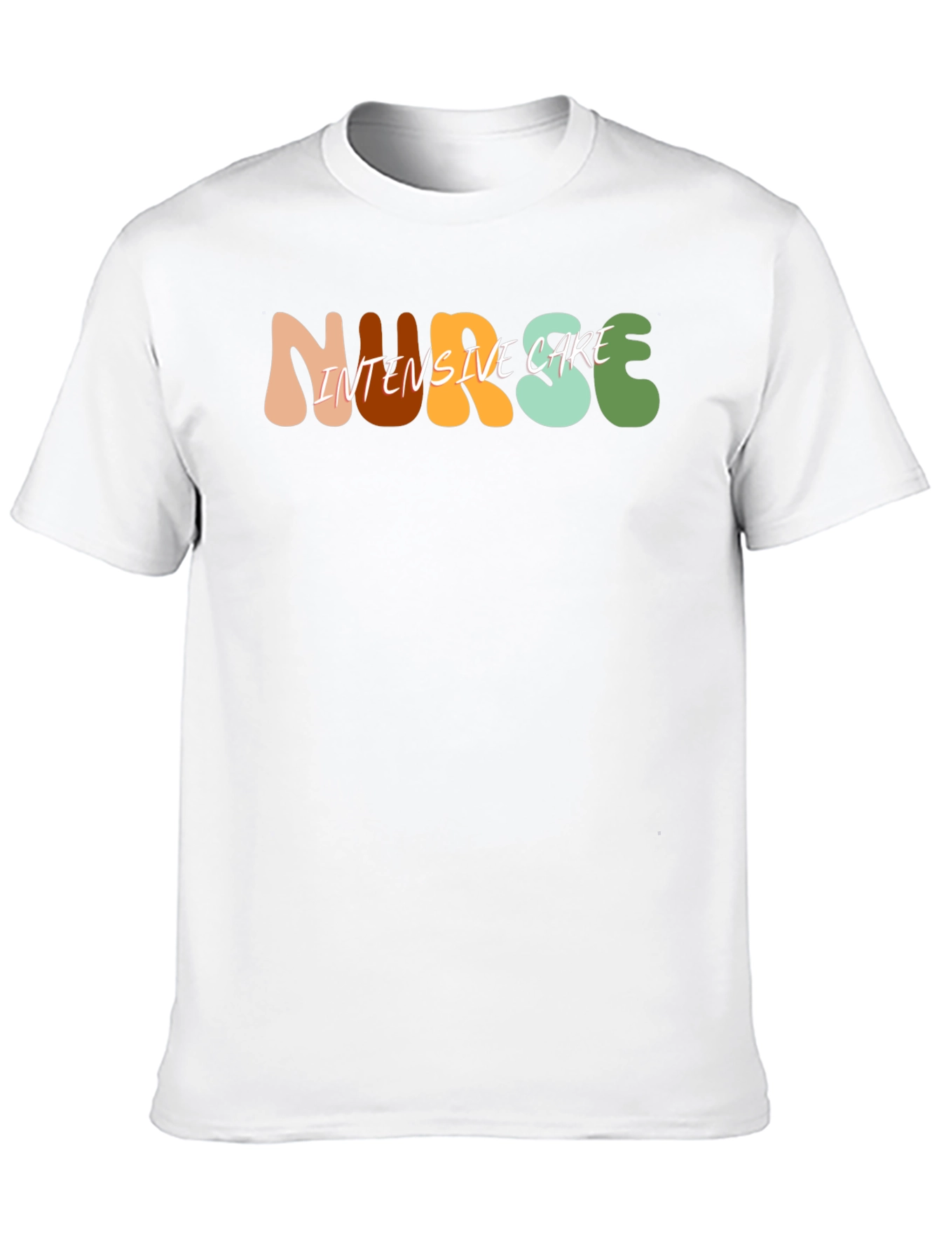 Nurse Intensive Care Black T-Shirt