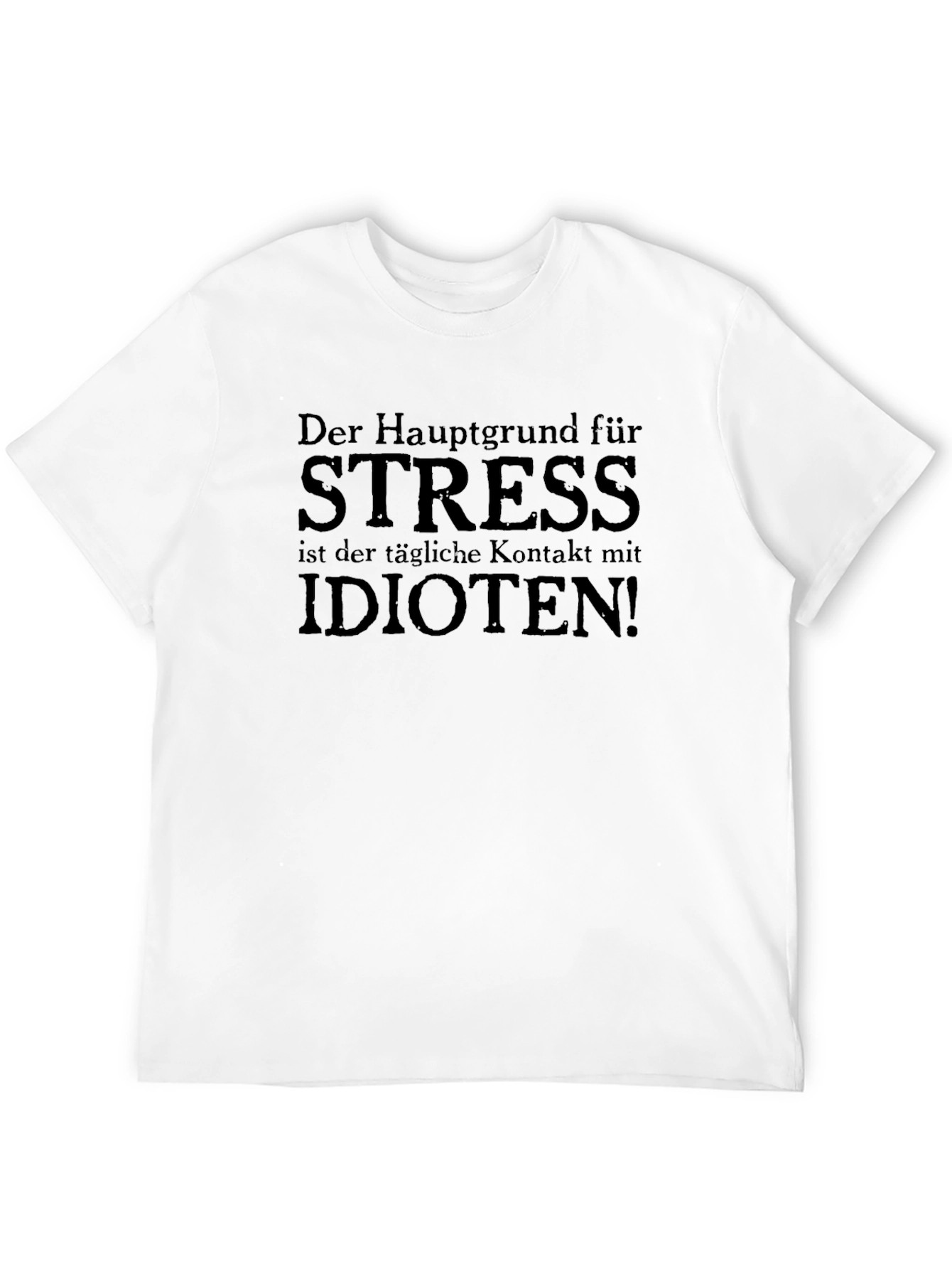 Stress Idiots T-Shirt Humor Graphic Novelty Tee