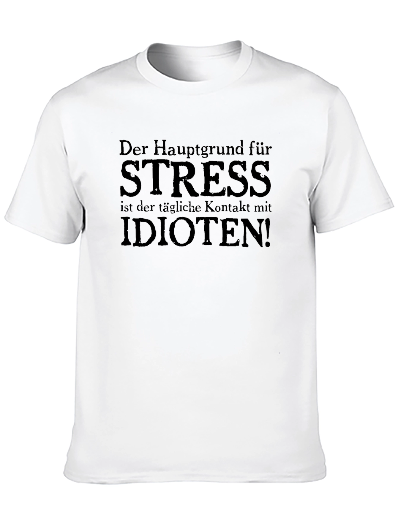 Stress Idiots T-Shirt Humor Graphic Novelty Tee