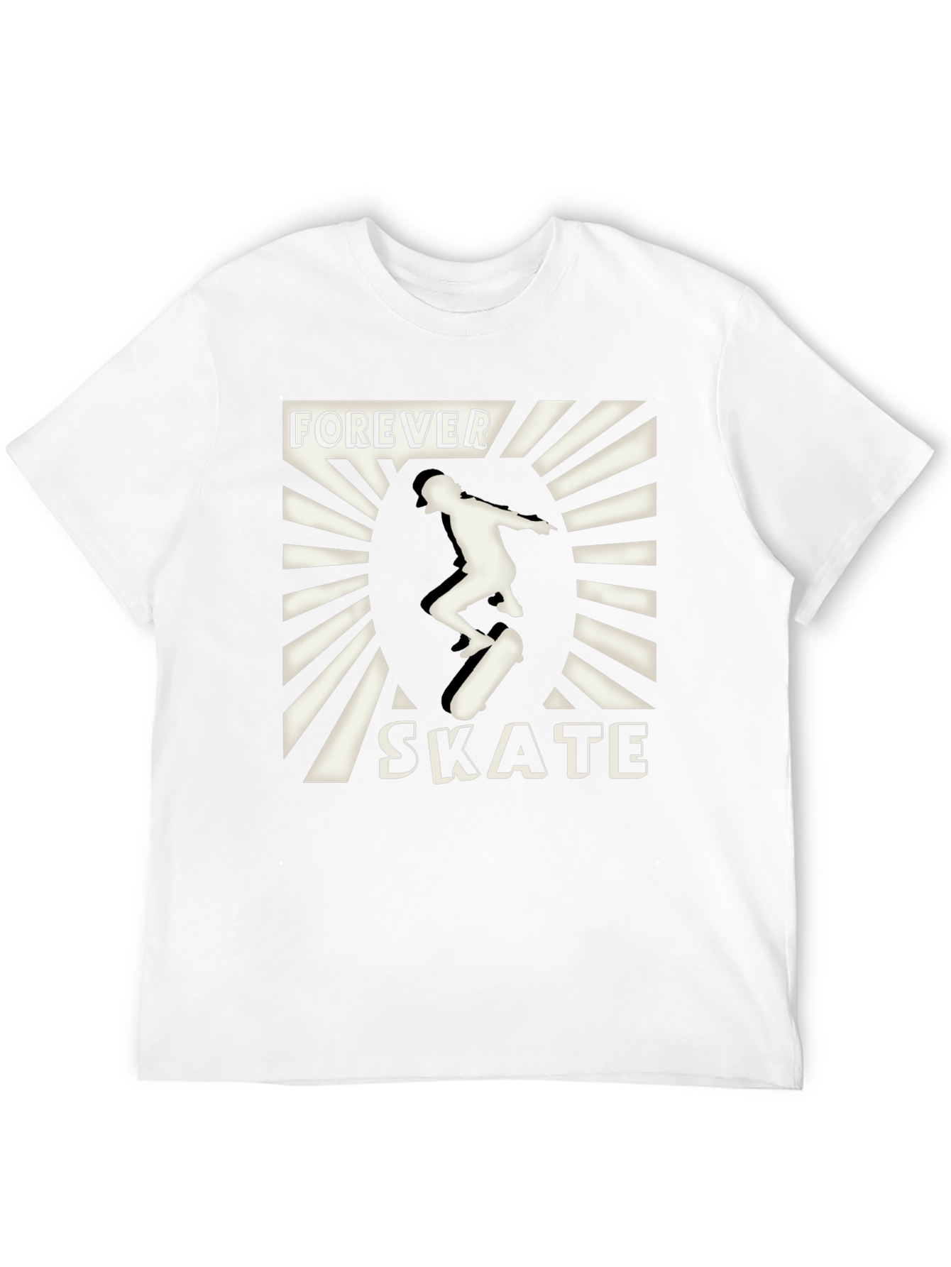 Forever Skate Black Graphic T-Shirt