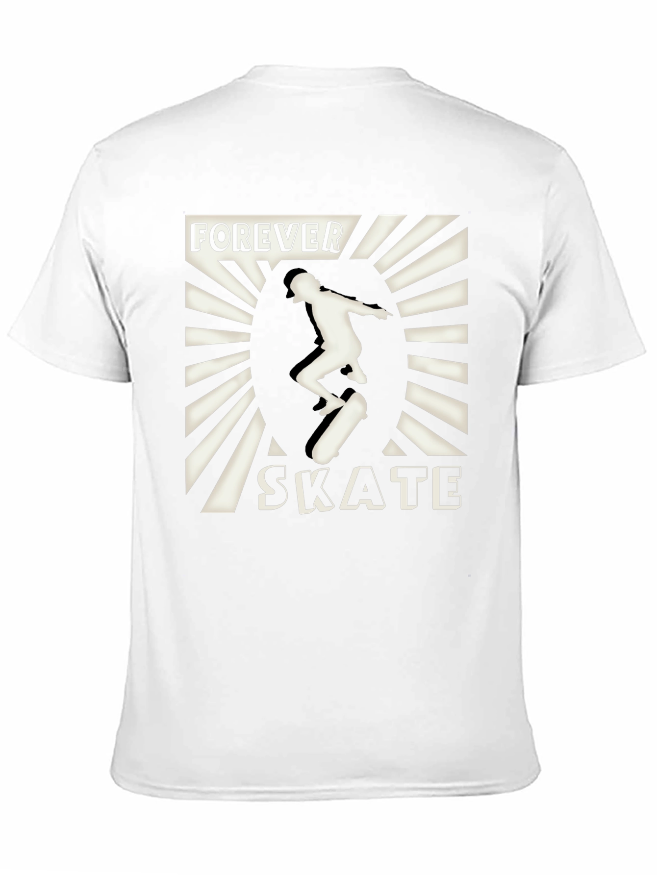 Forever Skate Black Graphic T-Shirt