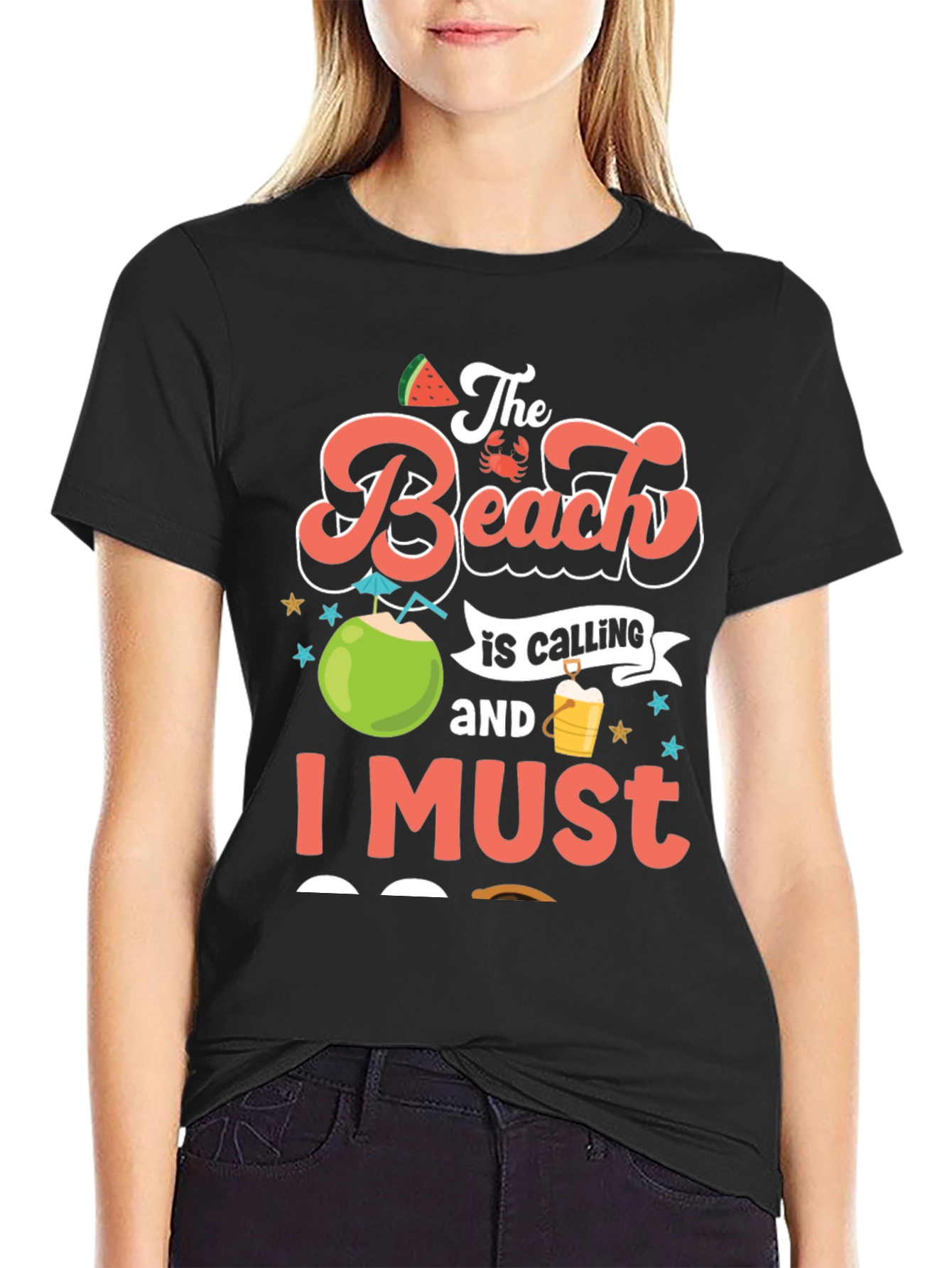 The Beach is Calling Graphic Tee