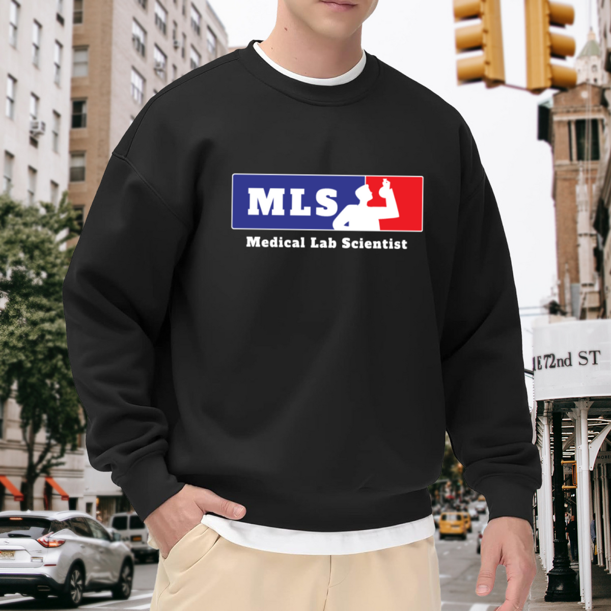 Proud Scientist Design - Crewneck Sweatshirt | Scientist, Science, STEM Gift