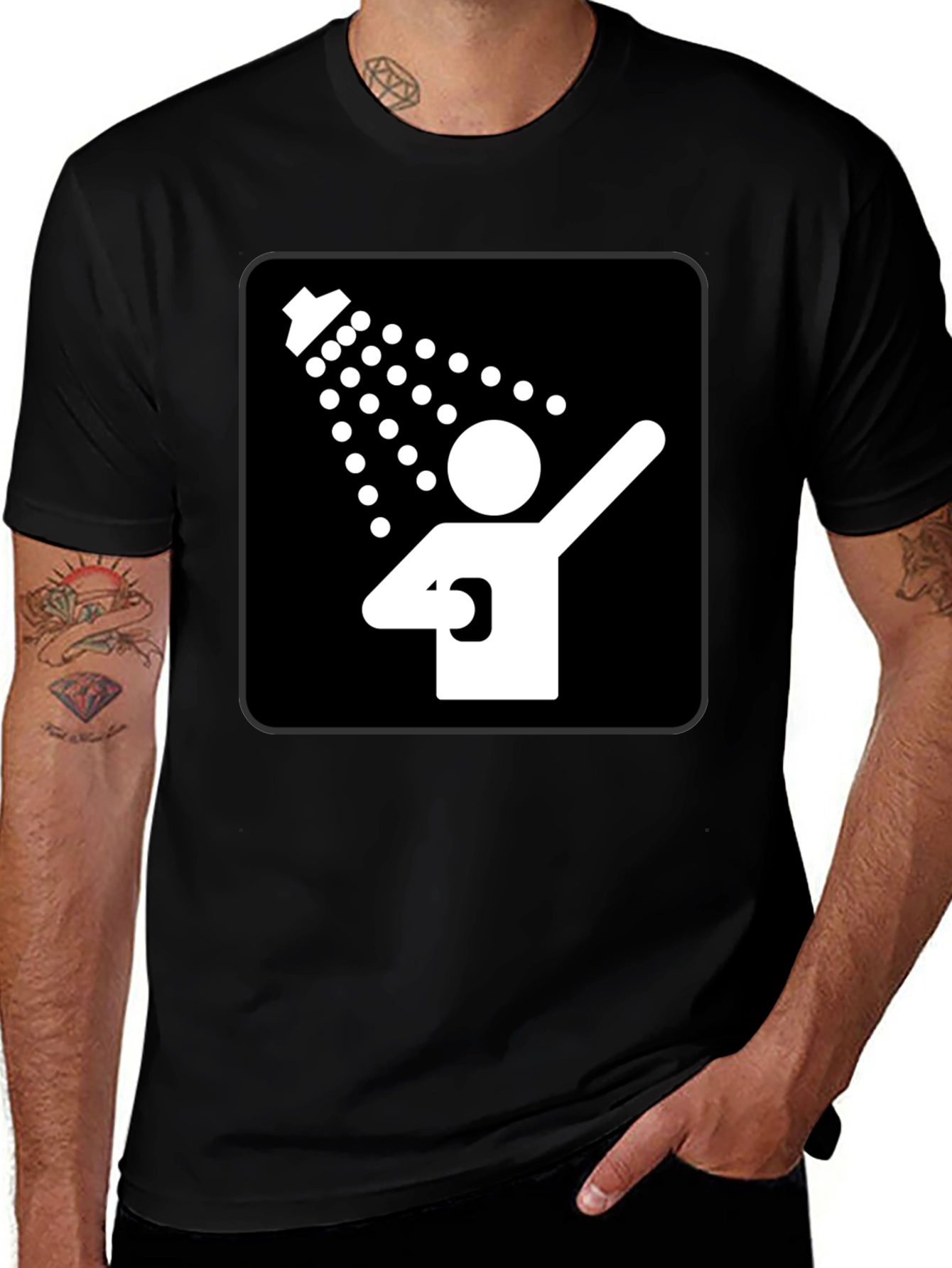 Funny Shower Dab T-Shirt