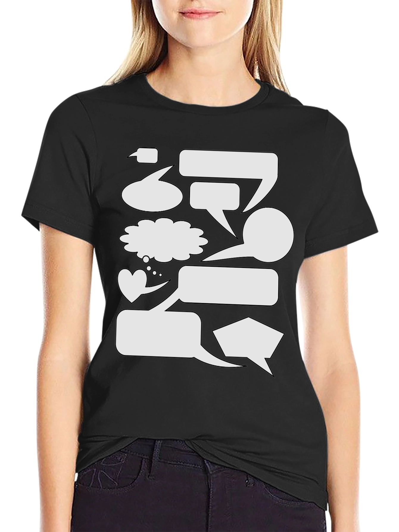 Graphic Speech Bubble T-Shirt