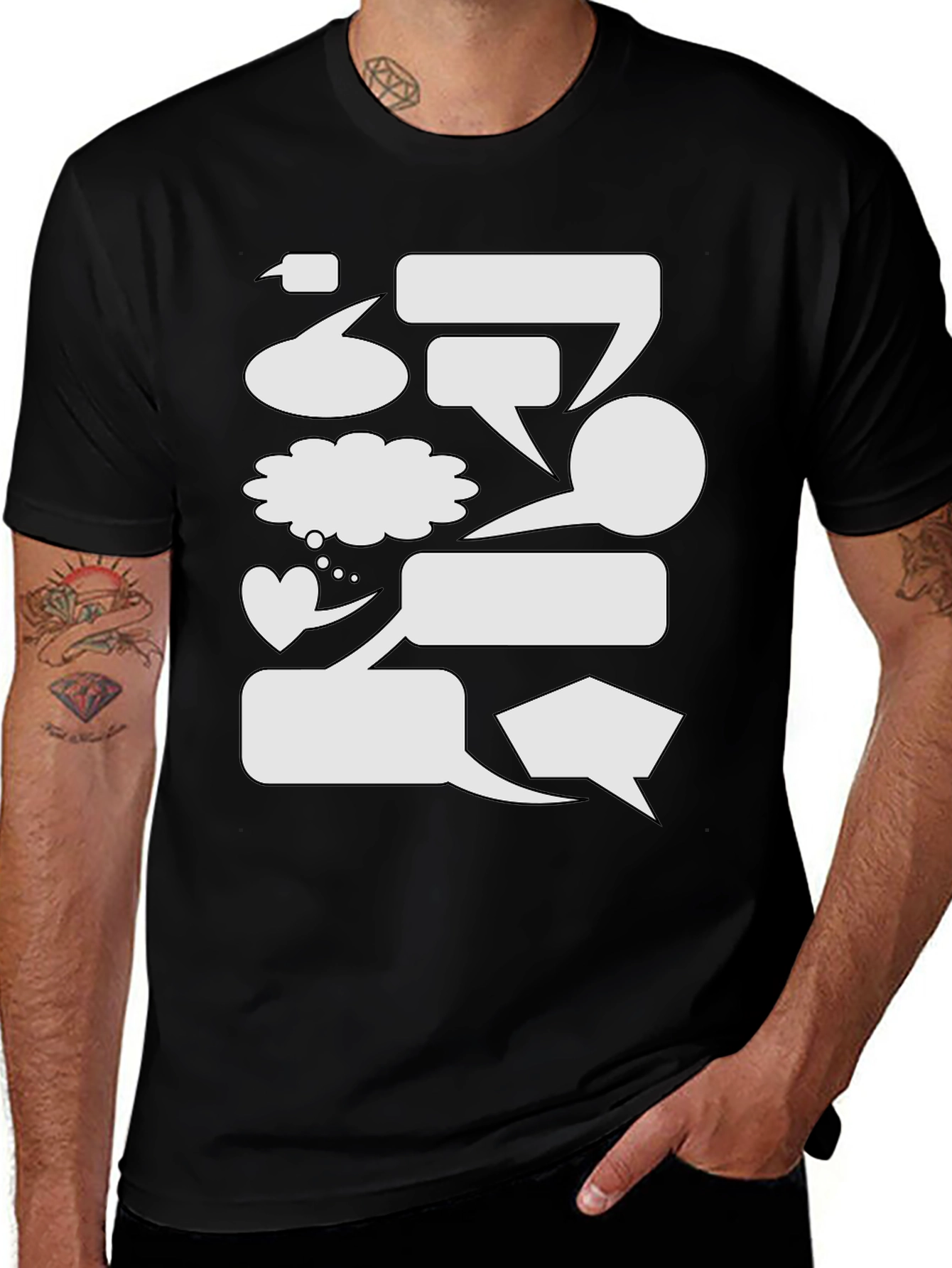 Graphic Speech Bubble T-Shirt