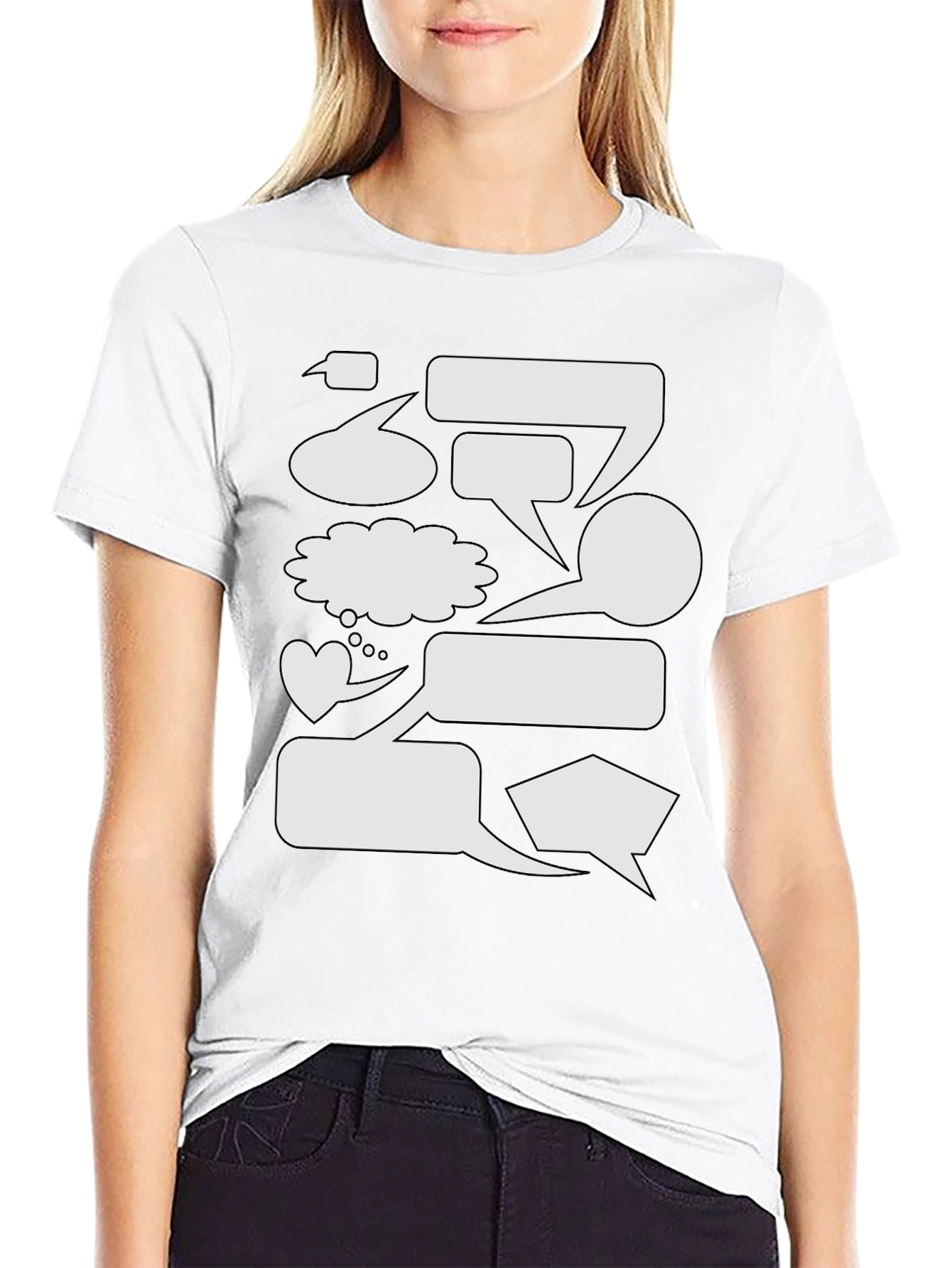 Graphic Speech Bubble T-Shirt