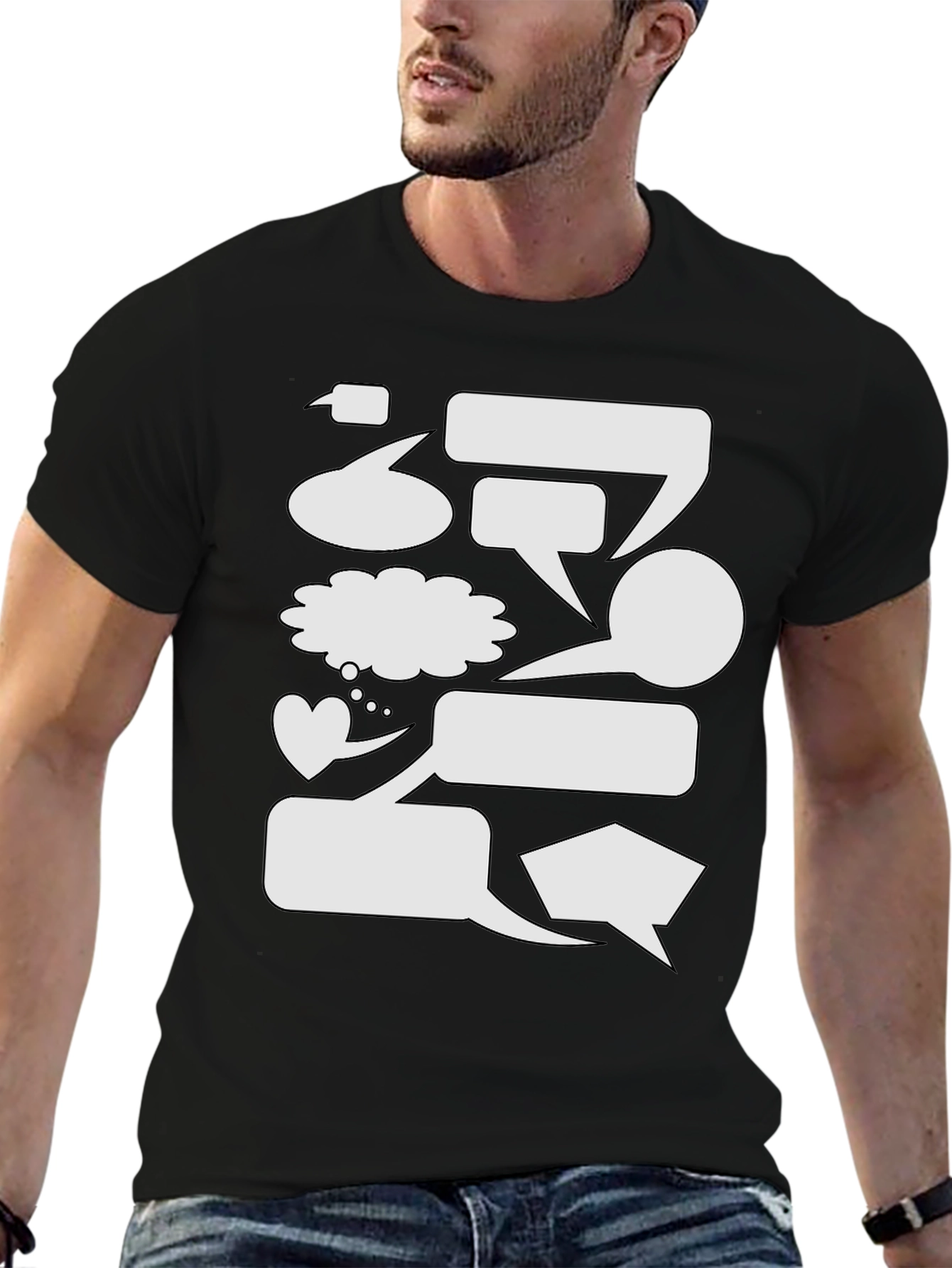 Graphic Speech Bubble T-Shirt
