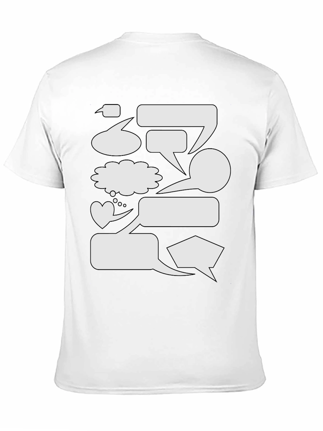 Graphic Speech Bubble T-Shirt