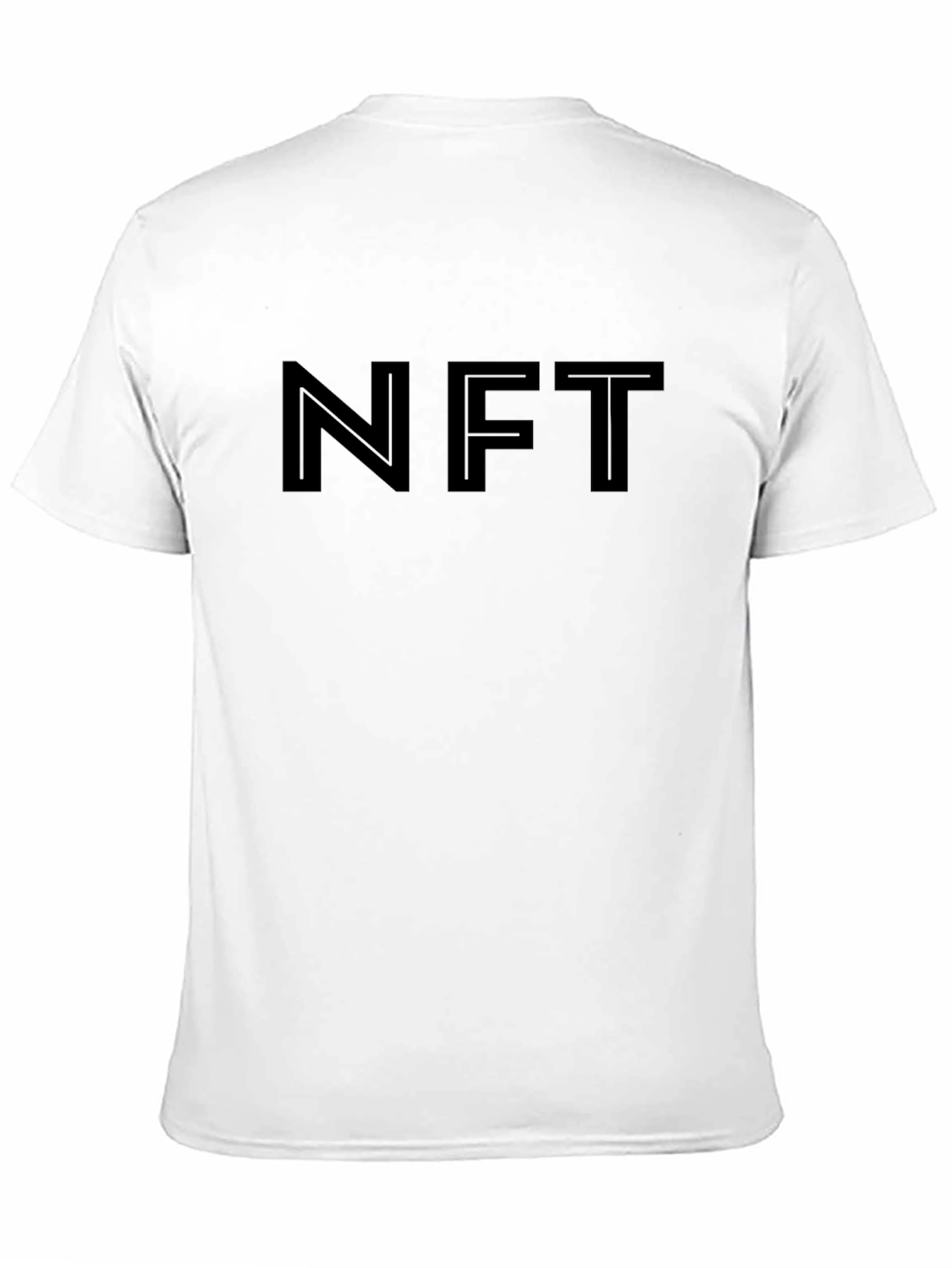 Mens Black NFT Graphic T-Shirt