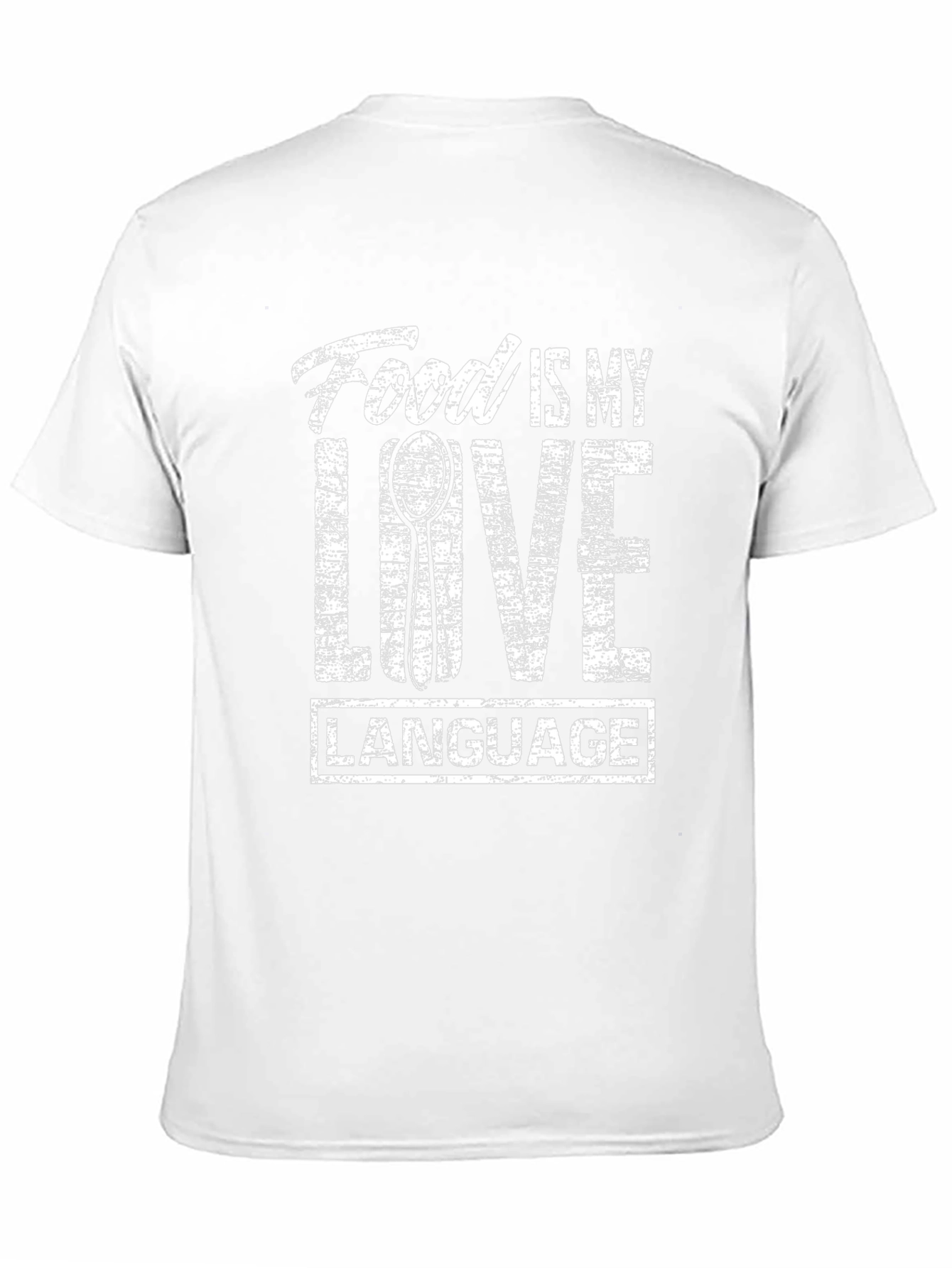 Food Is My Love Language T-Shirt - Black