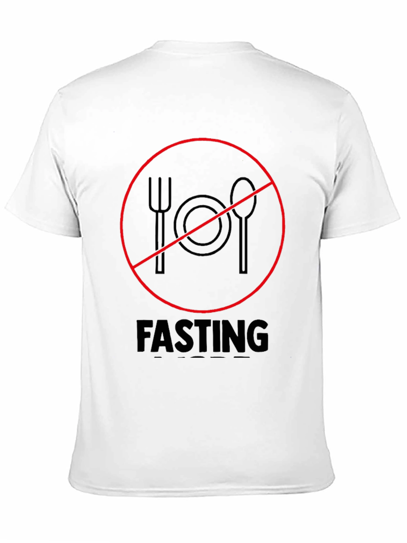 Anti-Fasting Black T-Shirt