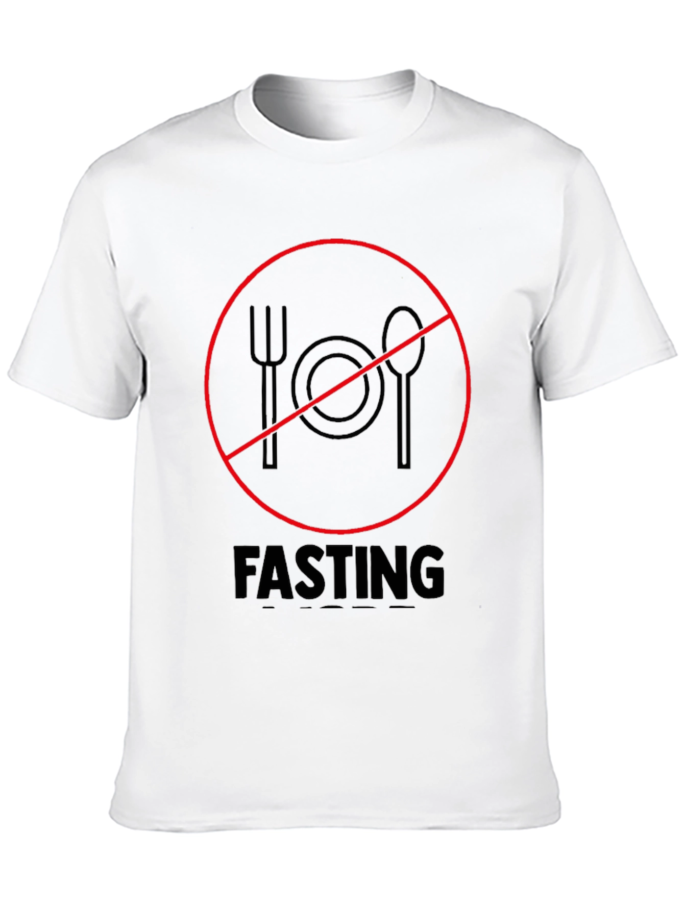 Anti-Fasting Black T-Shirt