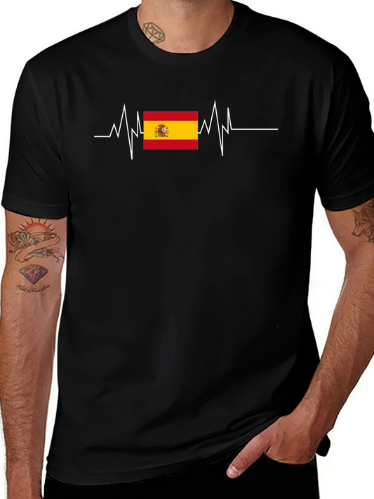 Spain Heartbeat T-Shirt - Viva España!
