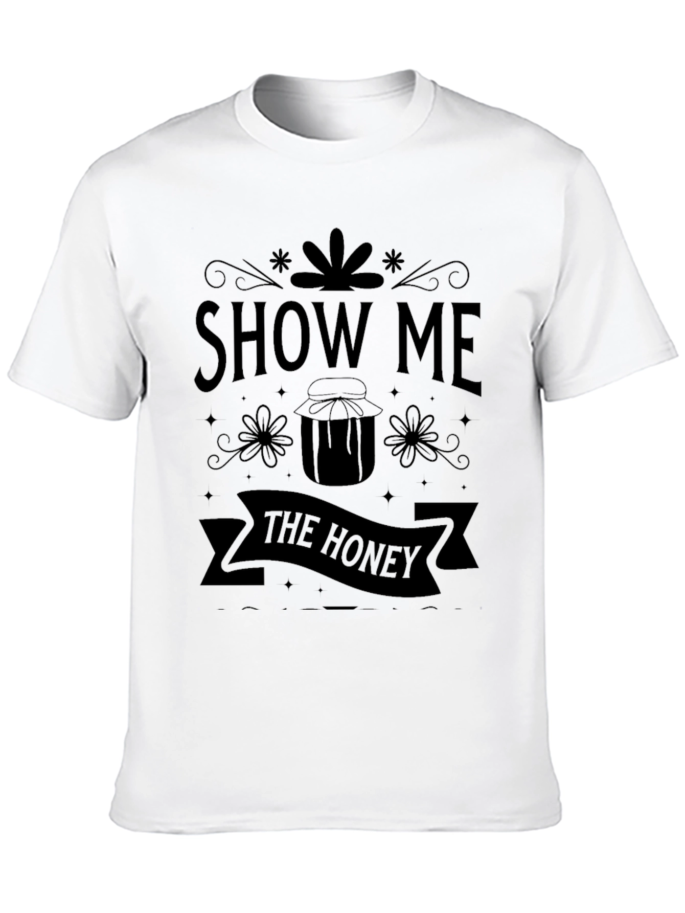 Show Me The Honey Black Graphic Tee