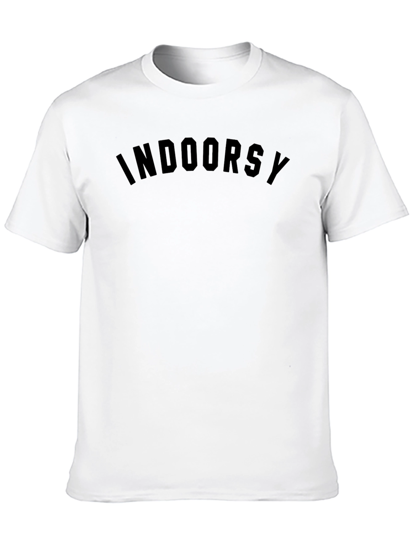 Indoorsy Black T-Shirt Casual Comfort