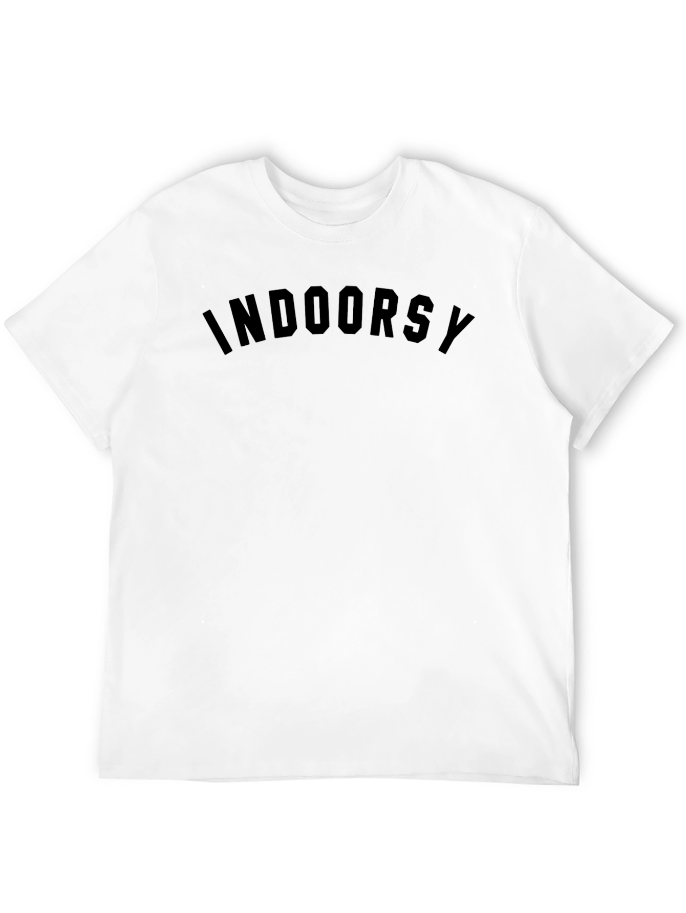Indoorsy Black T-Shirt Casual Comfort