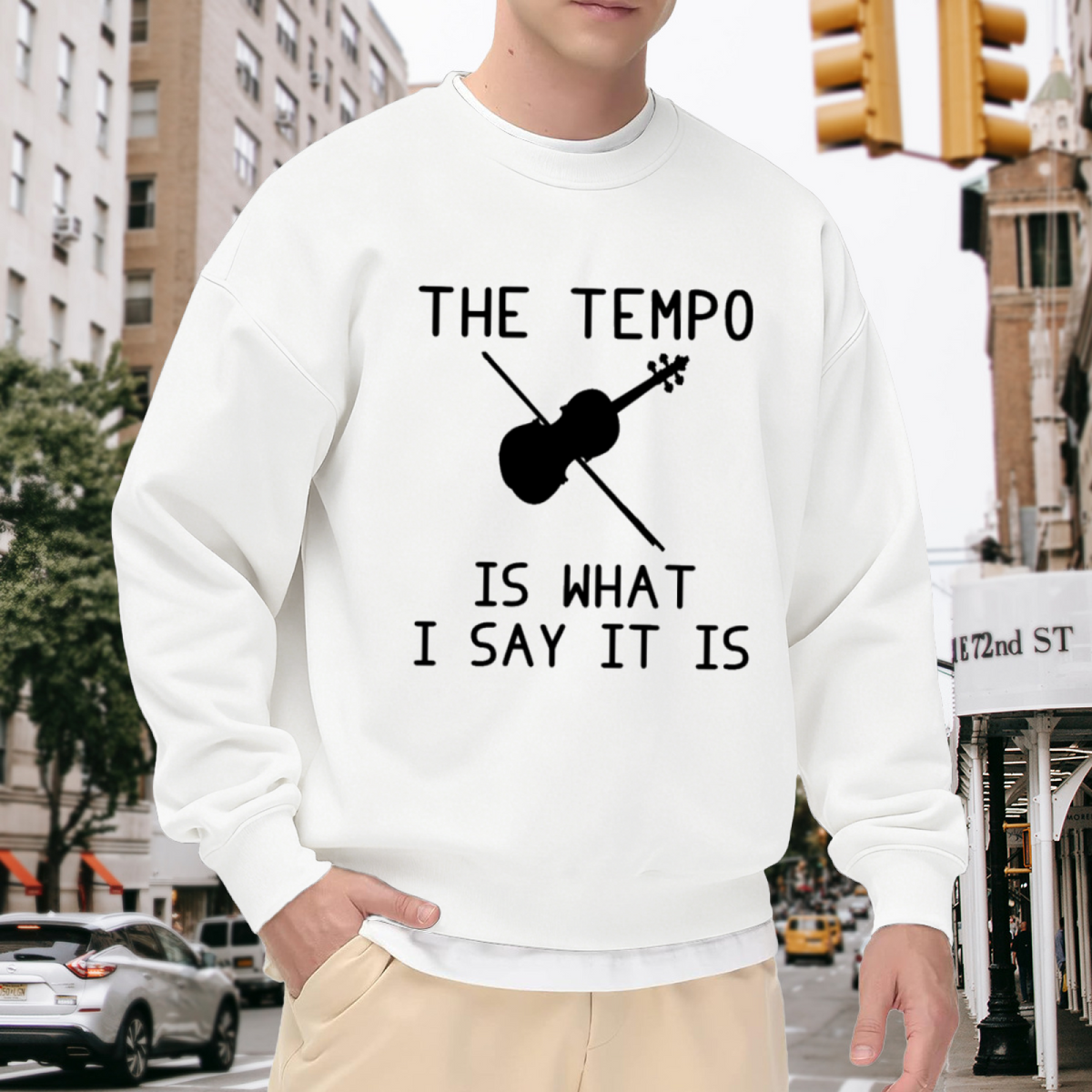 TEMPO - Music Rhythm Beat Graphic ԲÁìÎÀÒÂ | Unisex Pullover Sweatshirt