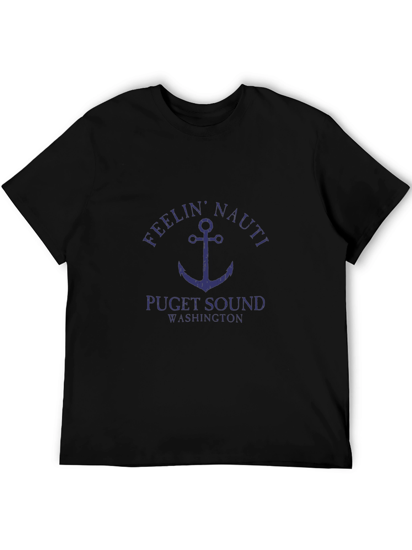 Feelin Nauti Puget Sound Anchor Graphic Tee