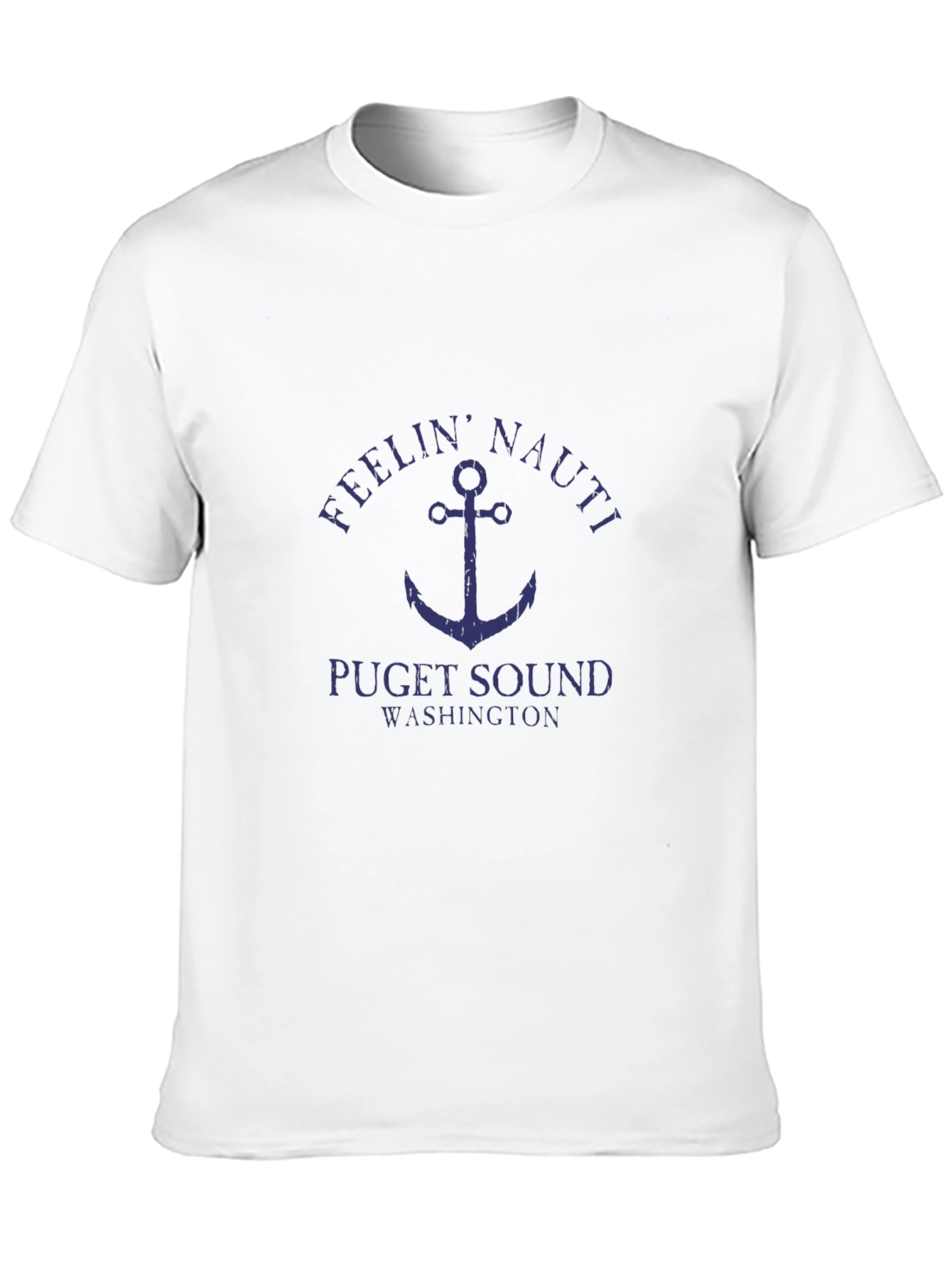 Feelin Nauti Puget Sound Anchor Graphic Tee