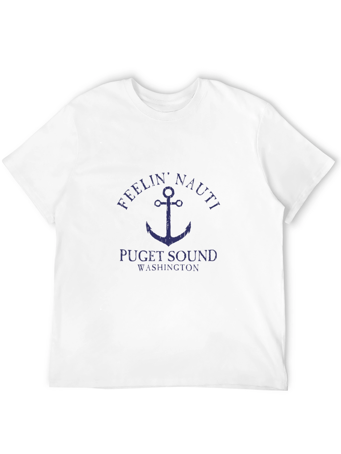 Feelin Nauti Puget Sound Anchor Graphic Tee