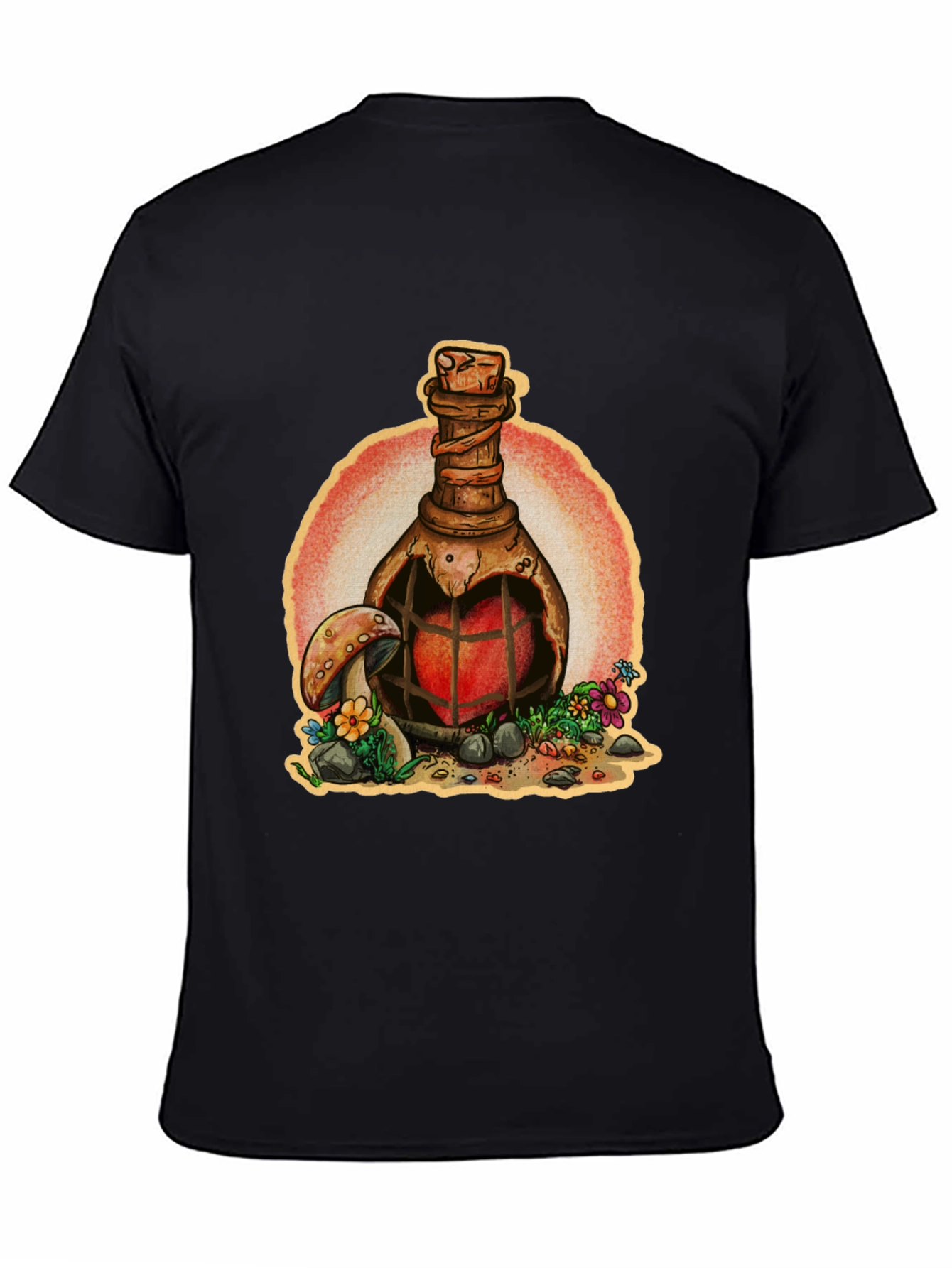 Heart Potion T-Shirt - Fantasy Graphic Tee