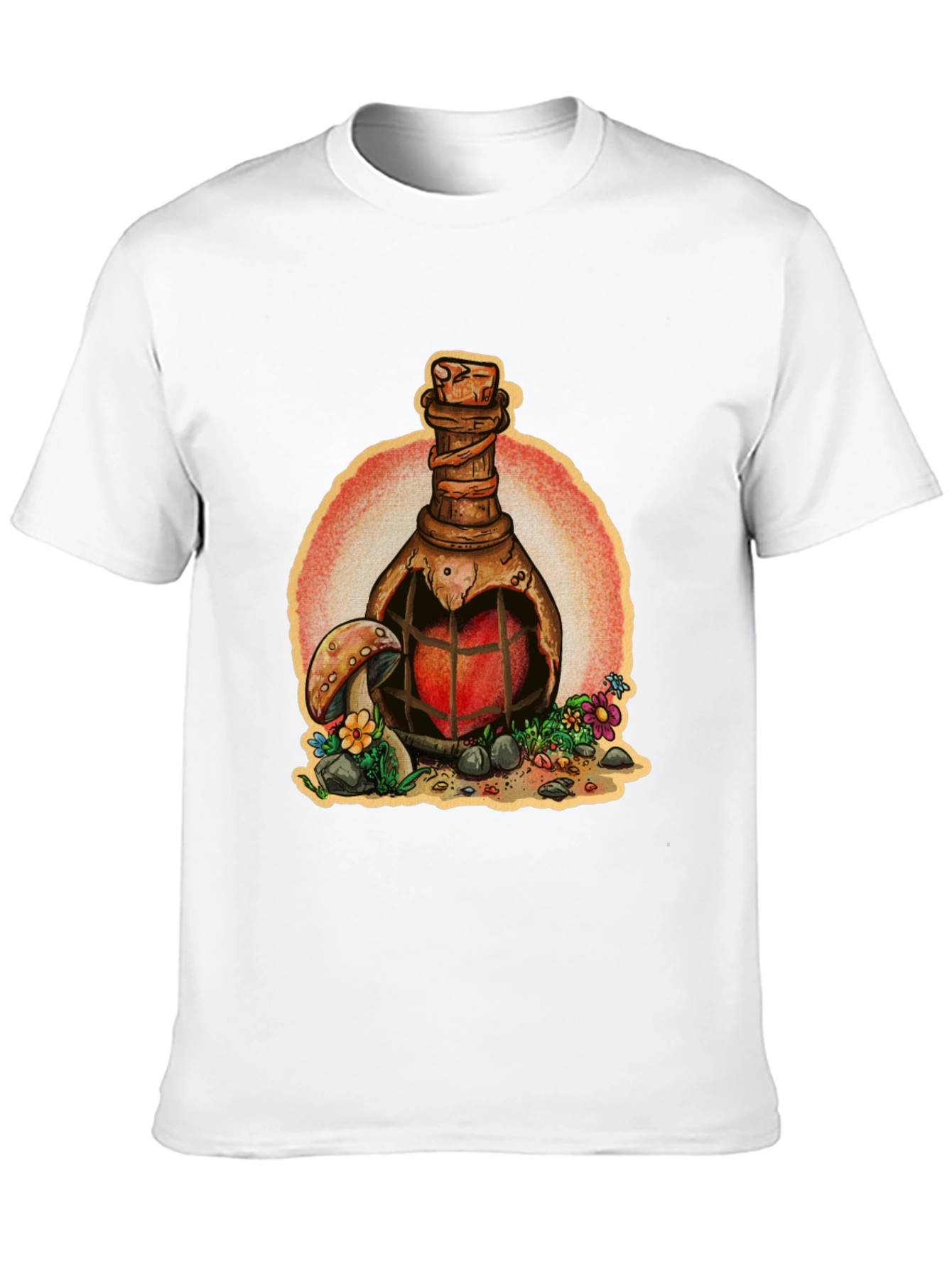 Heart Potion T-Shirt - Fantasy Graphic Tee