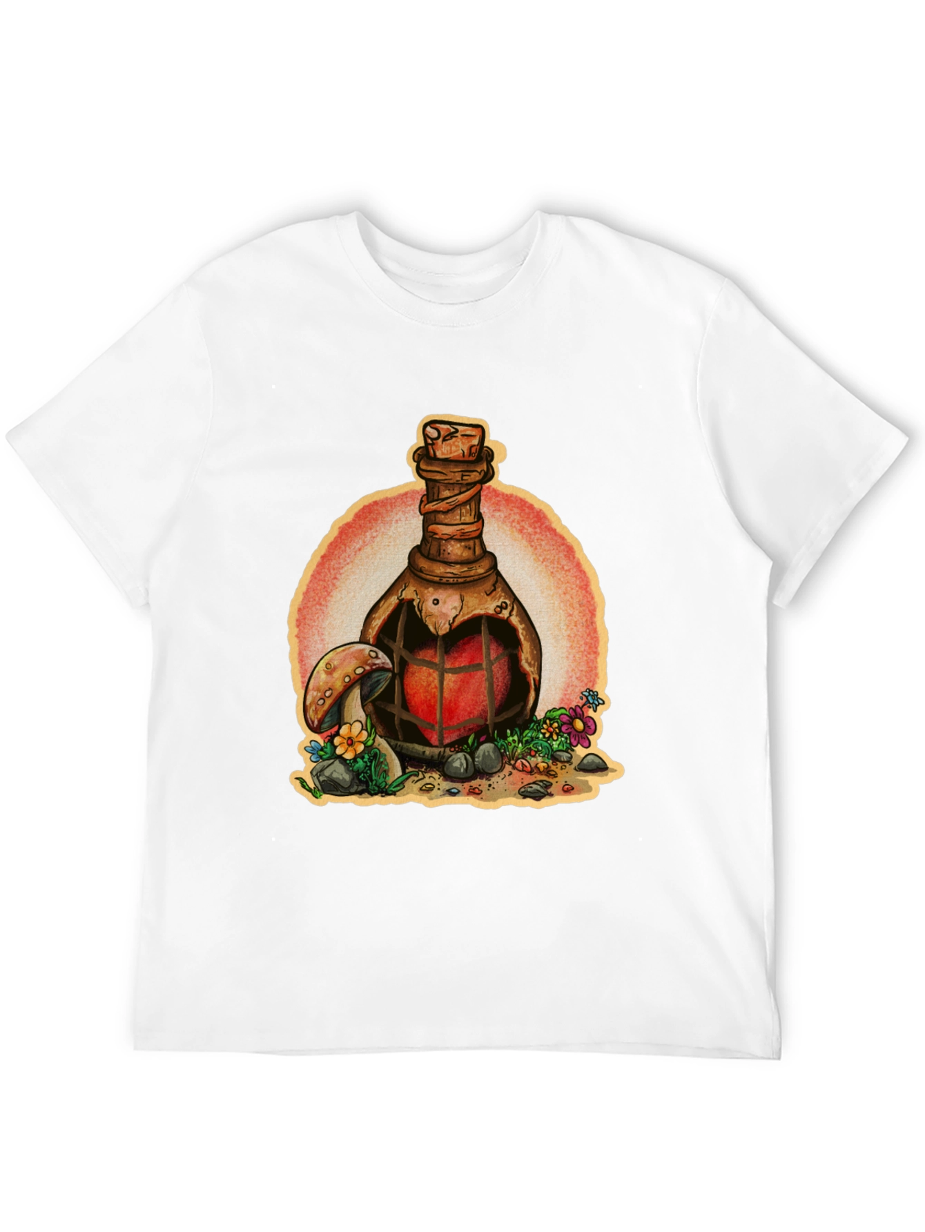 Heart Potion T-Shirt - Fantasy Graphic Tee