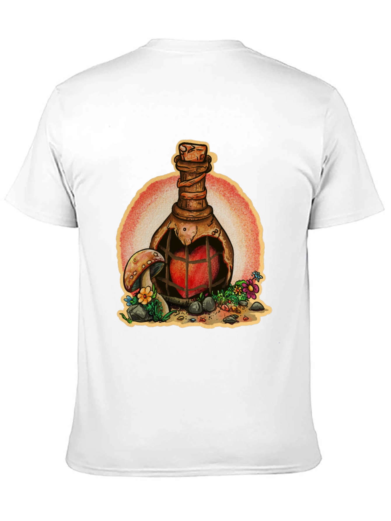 Heart Potion T-Shirt - Fantasy Graphic Tee
