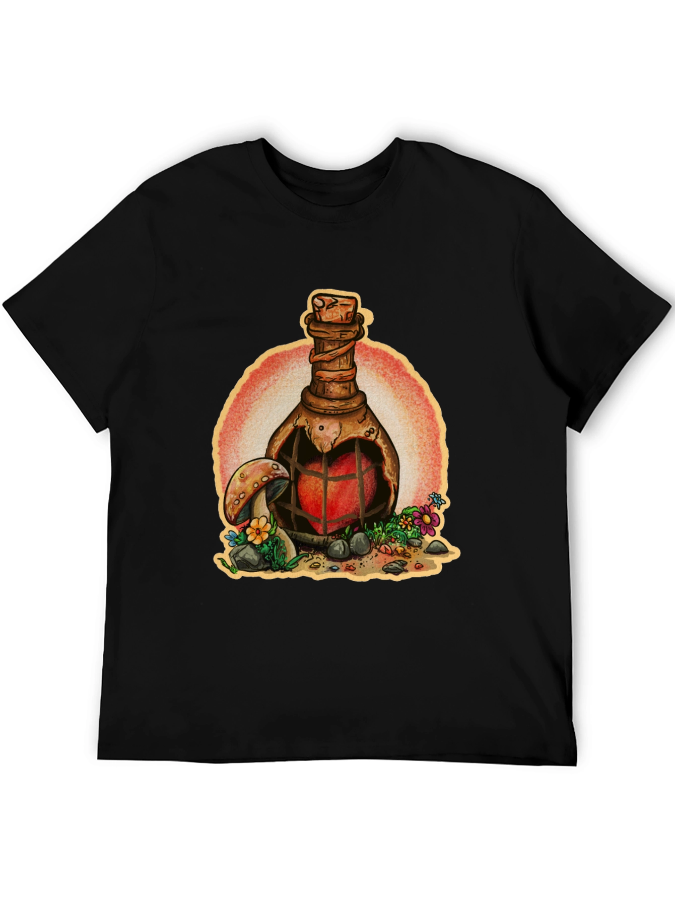 Heart Potion T-Shirt - Fantasy Graphic Tee