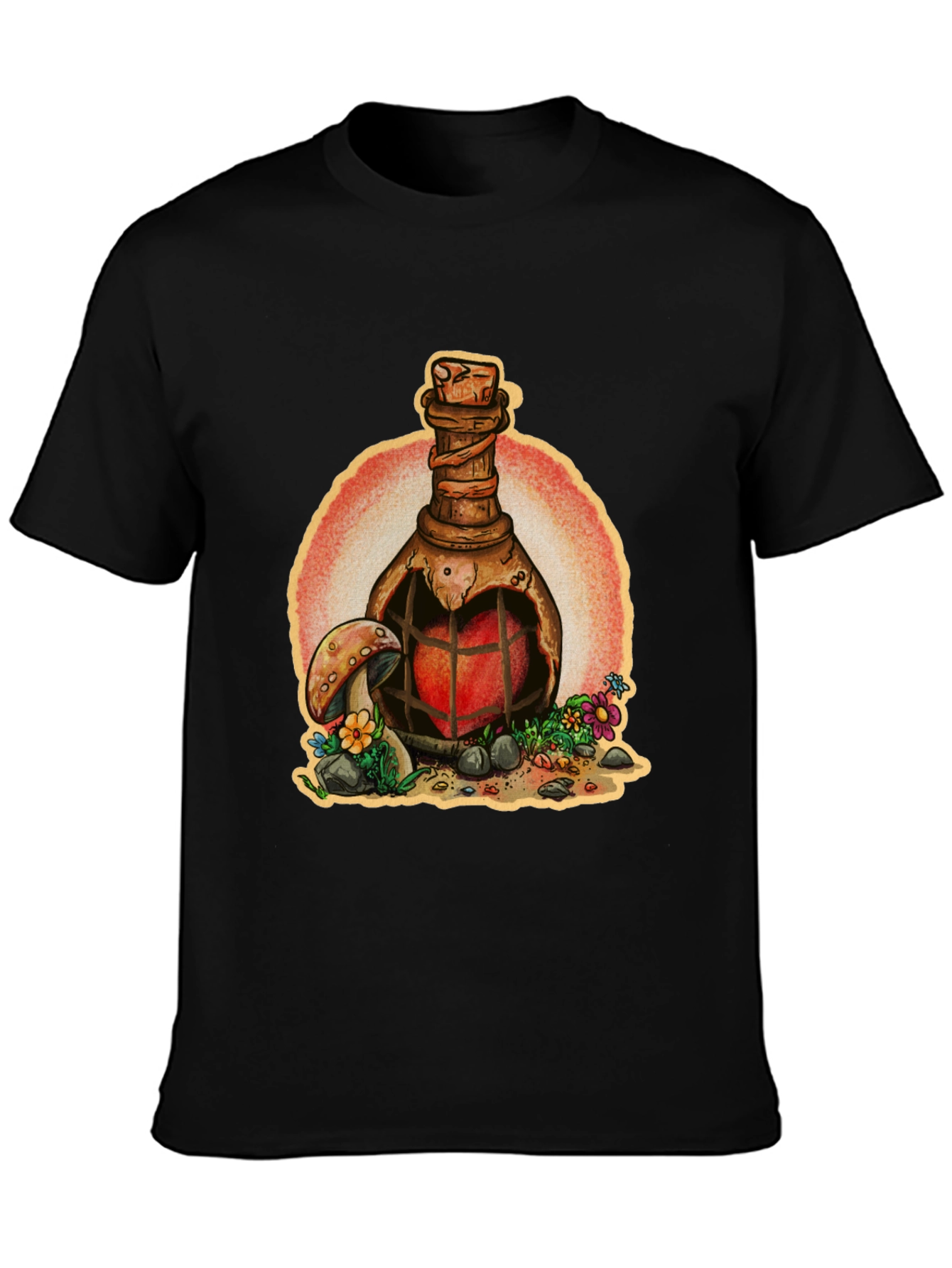Heart Potion T-Shirt - Fantasy Graphic Tee