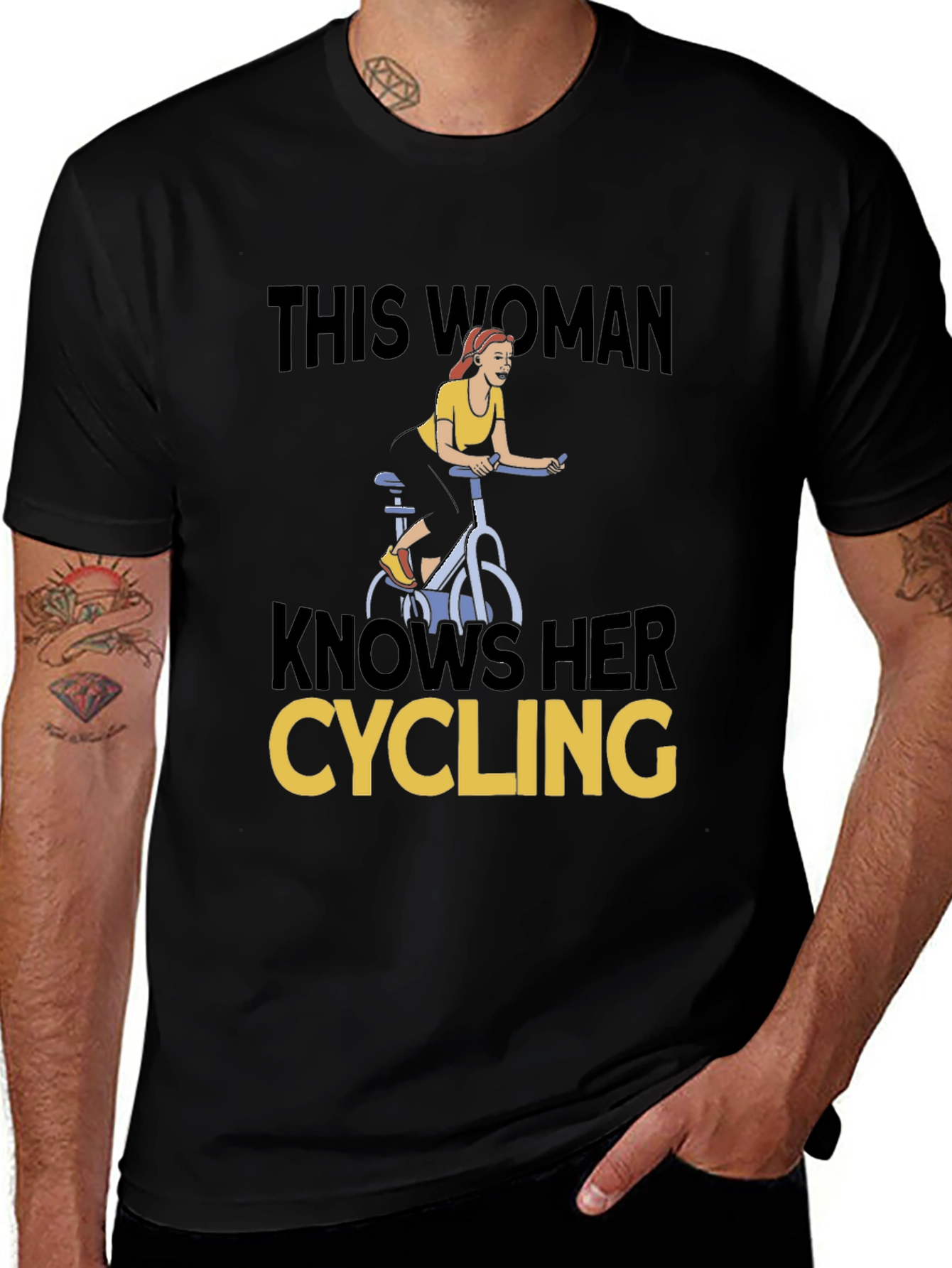 Cycling Womans T-Shirt: Stylish Activewear
