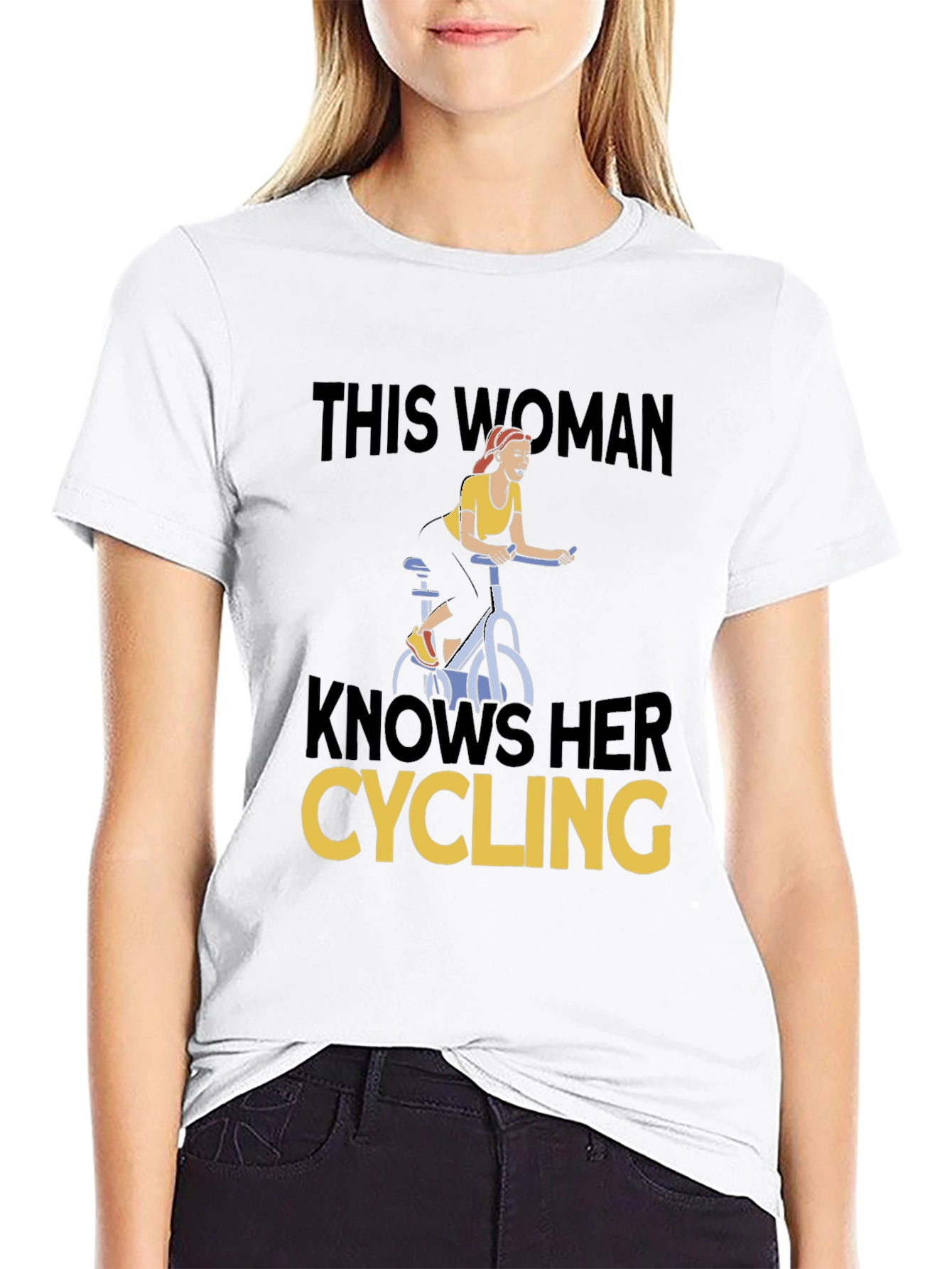 Cycling Womans T-Shirt: Stylish Activewear